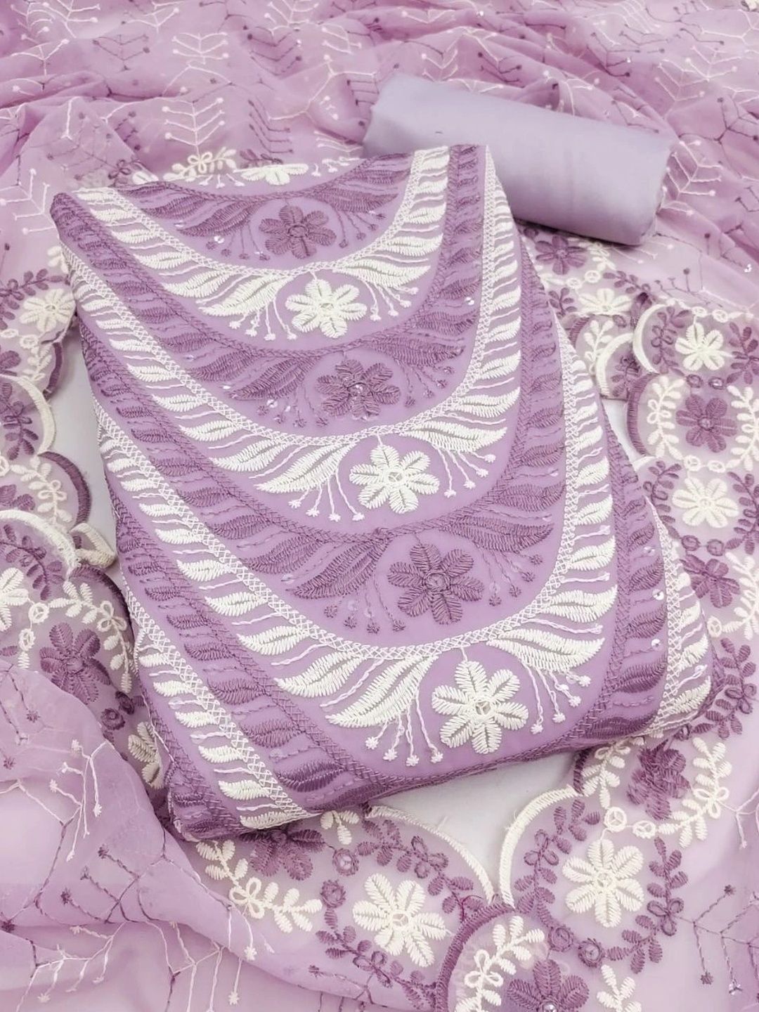 Rangrath Embroidered Unstitched Dress Material
