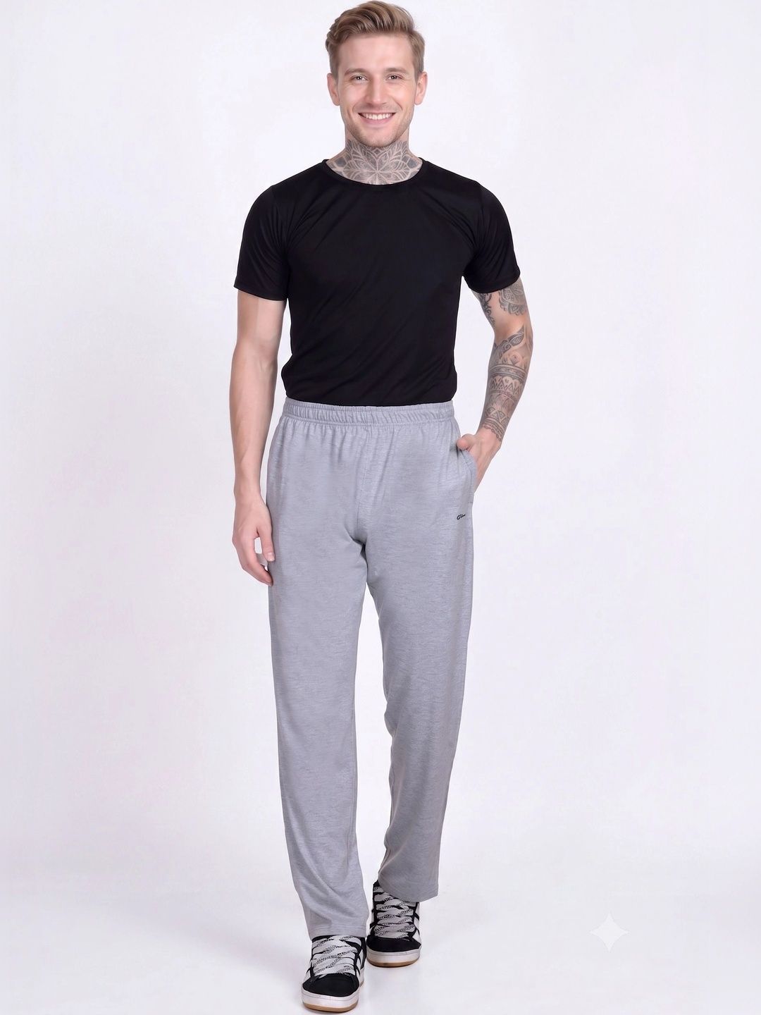 Mast & Harbour Men Regular Fit Brand Logo Training Track Pants