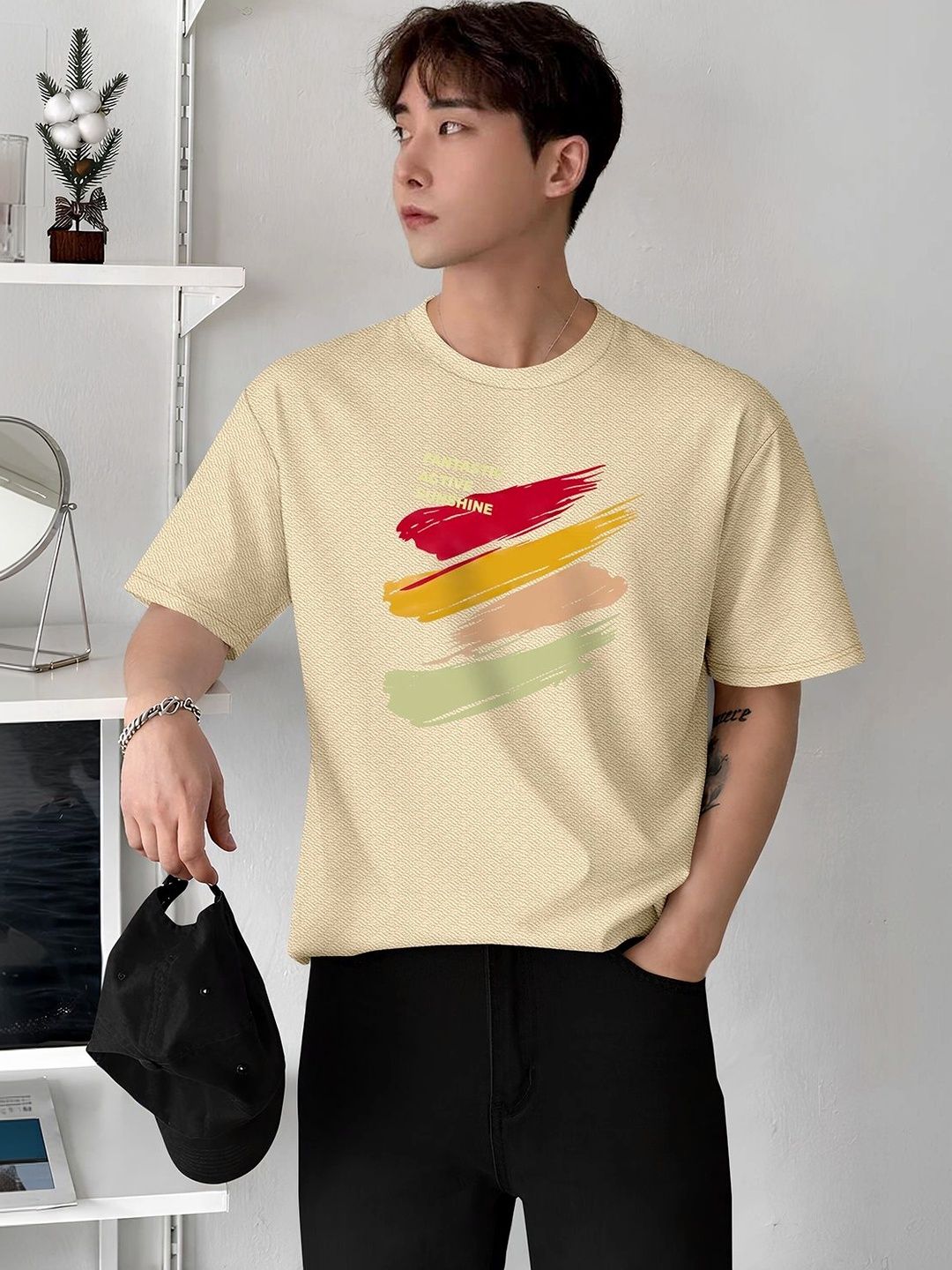HERE&NOW Men Printed T-shirt