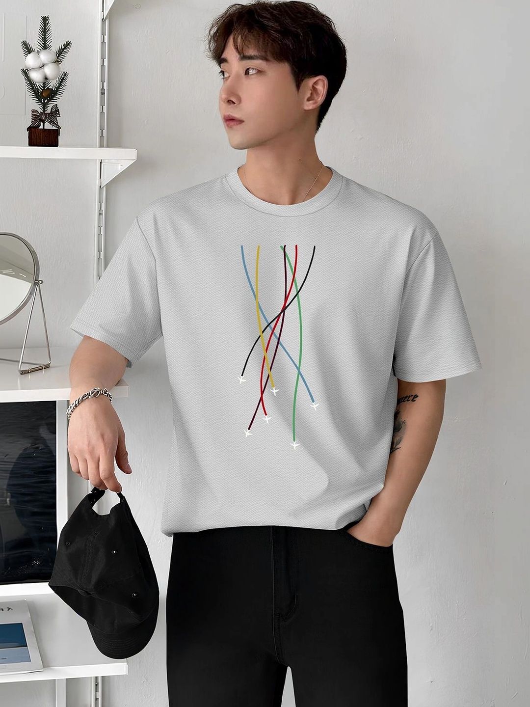 HERE&NOW Men Printed T-shirt