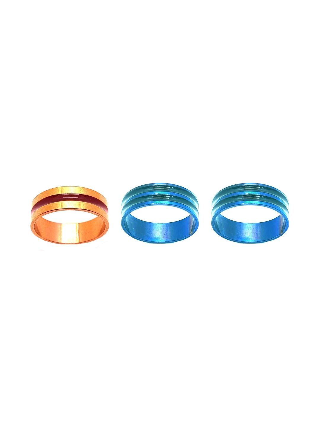KINGSTYLE IMPEX Women Set of 3 Finger Ring