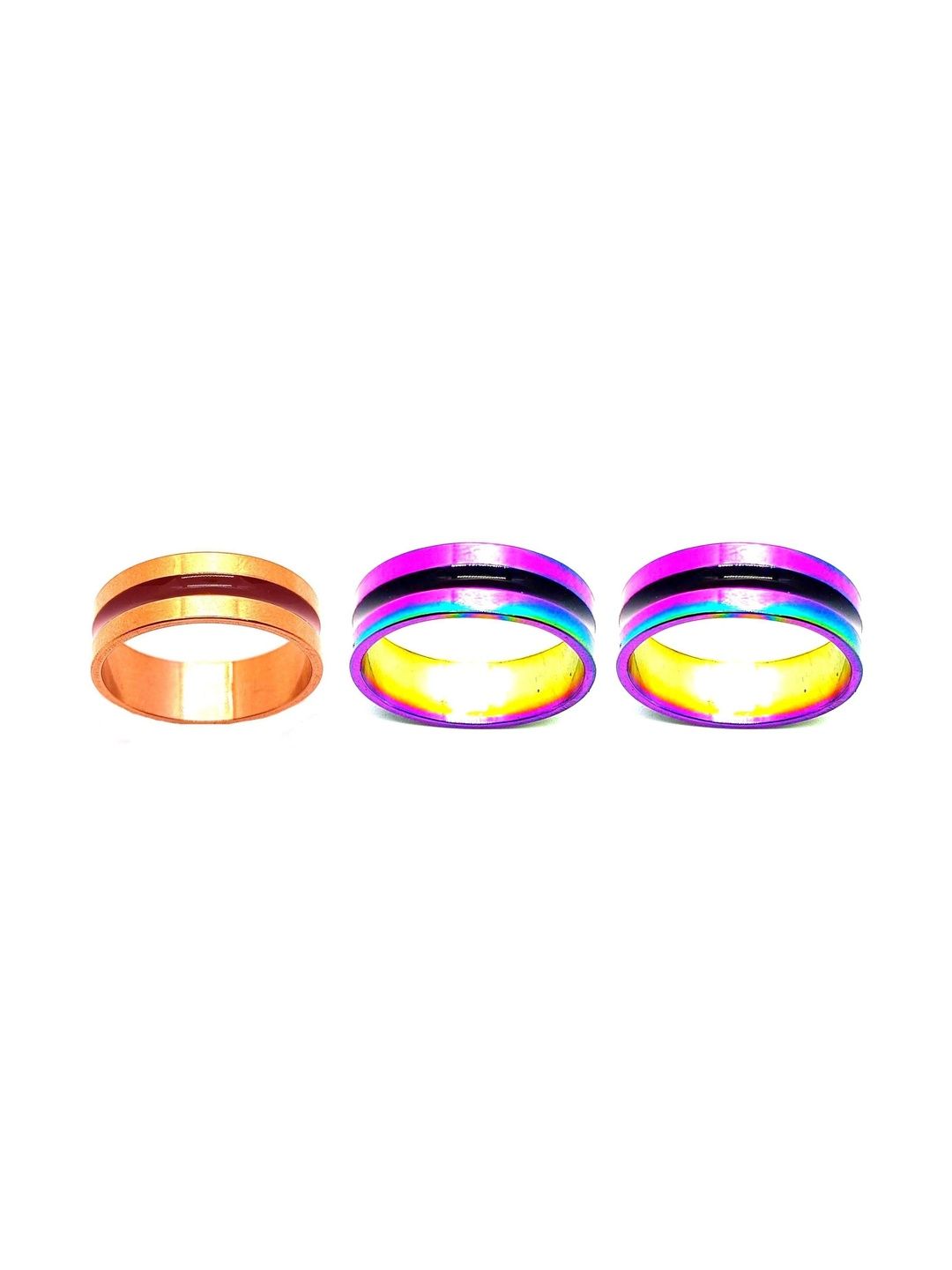 KINGSTYLE IMPEX Women Set of 3 Finger Ring