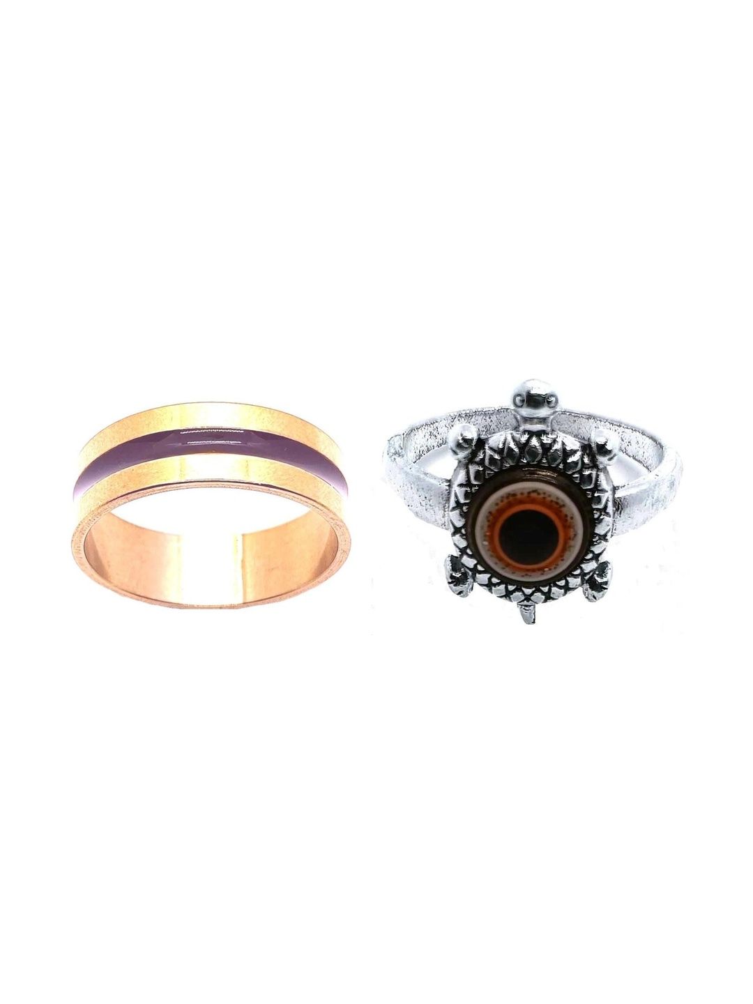 KINGSTYLE IMPEX Women Set of 2 Finger Ring