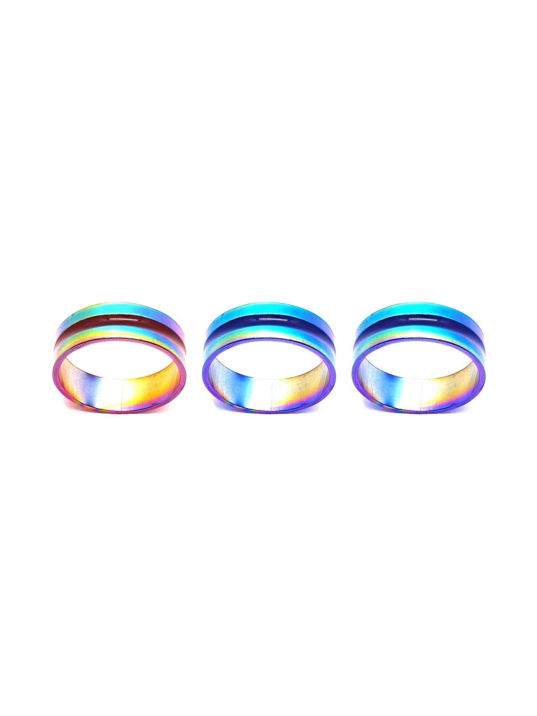 KINGSTYLE IMPEX Women Set of 3 Finger Ring
