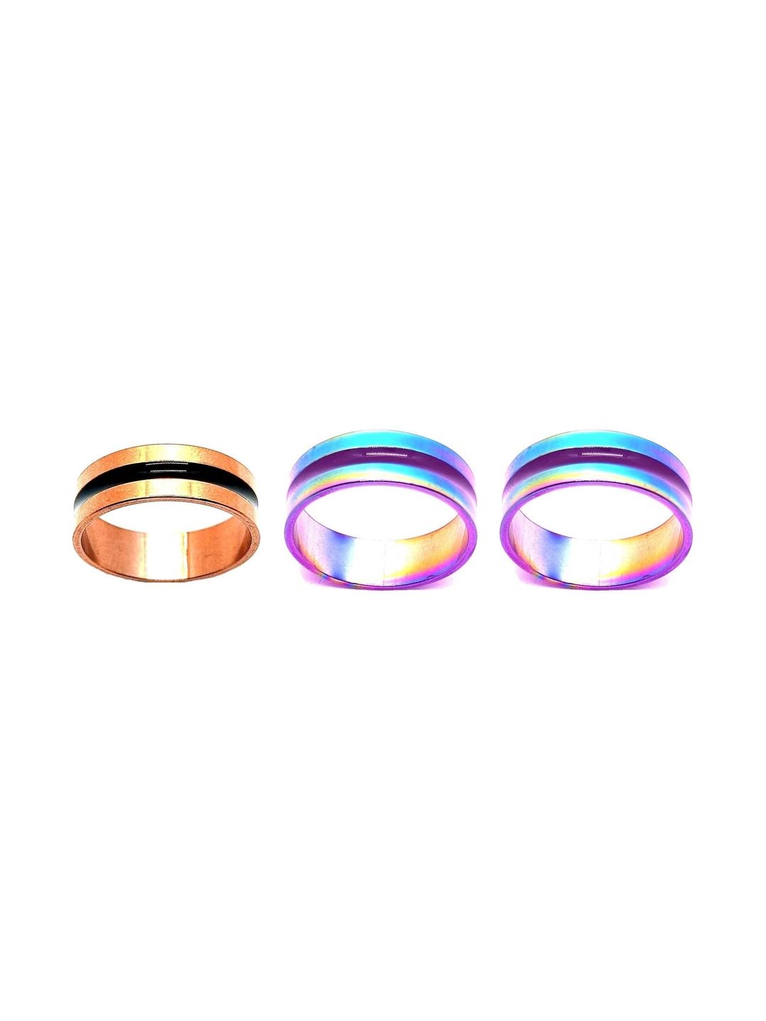 KINGSTYLE IMPEX Women Set of 3 Finger Ring