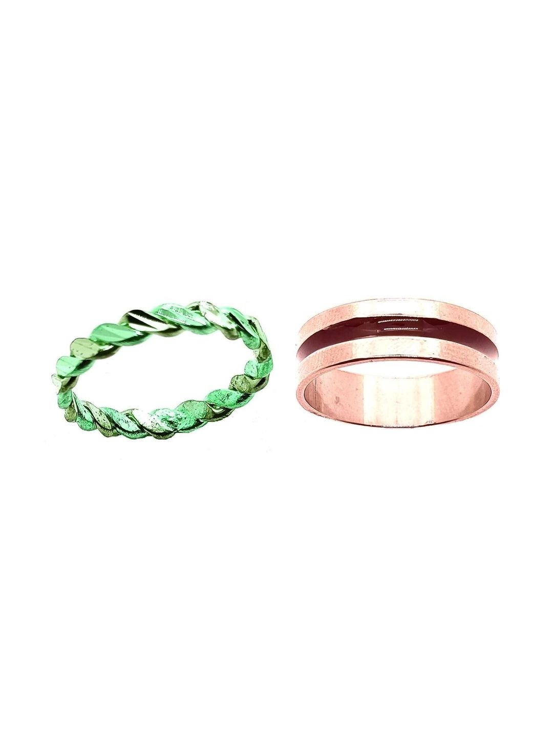 KINGSTYLE IMPEX Women Set of 2 Finger Ring