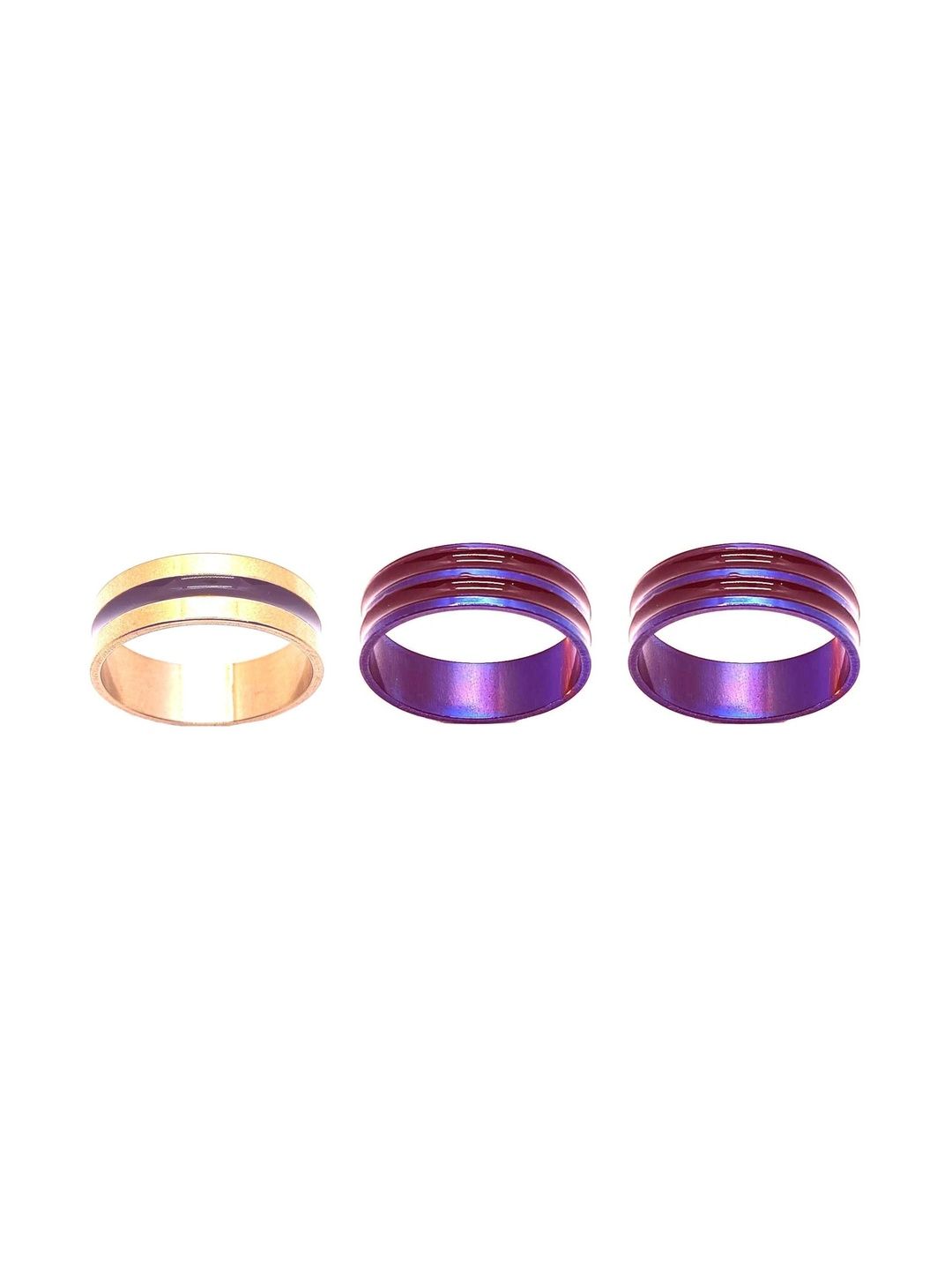 KINGSTYLE IMPEX Women Set of 3 Finger Ring