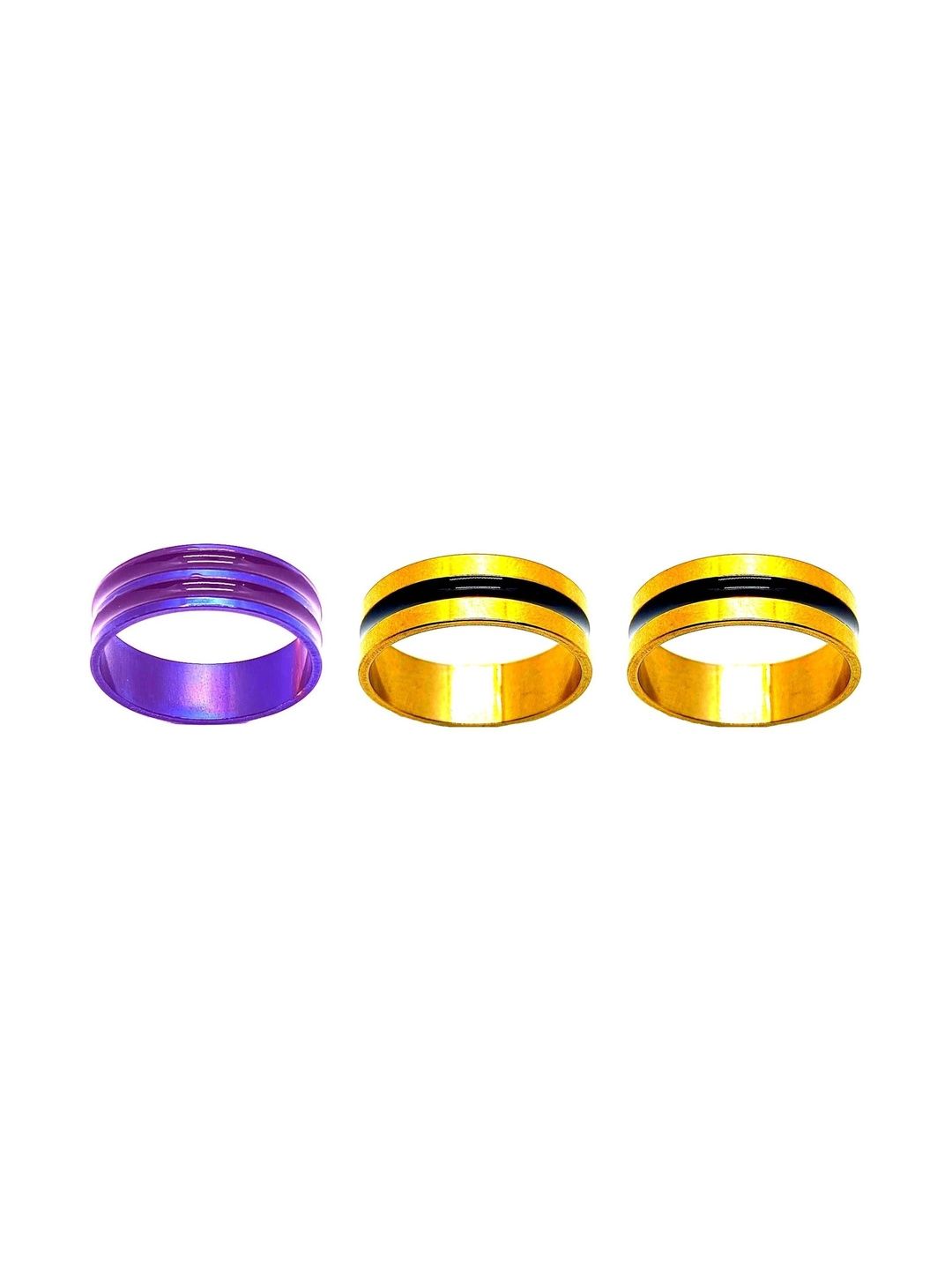 KINGSTYLE IMPEX Women Set of 3 Finger Ring