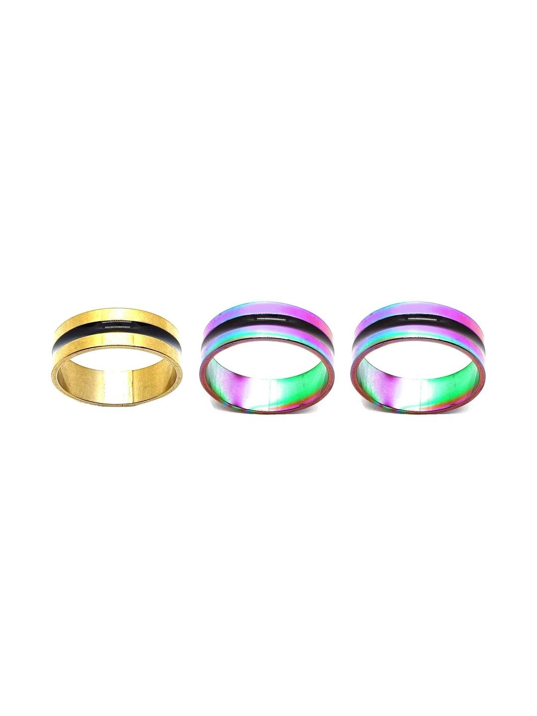 KINGSTYLE IMPEX Women Set of 3 Finger Ring