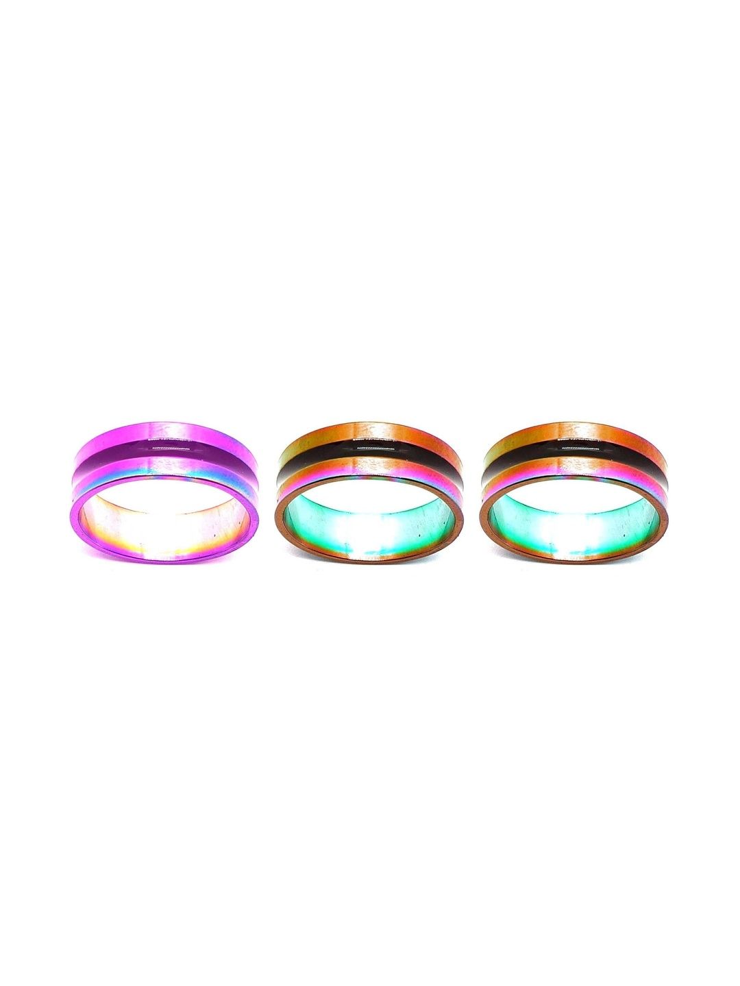 KINGSTYLE IMPEX Women Set of 3 Finger Ring