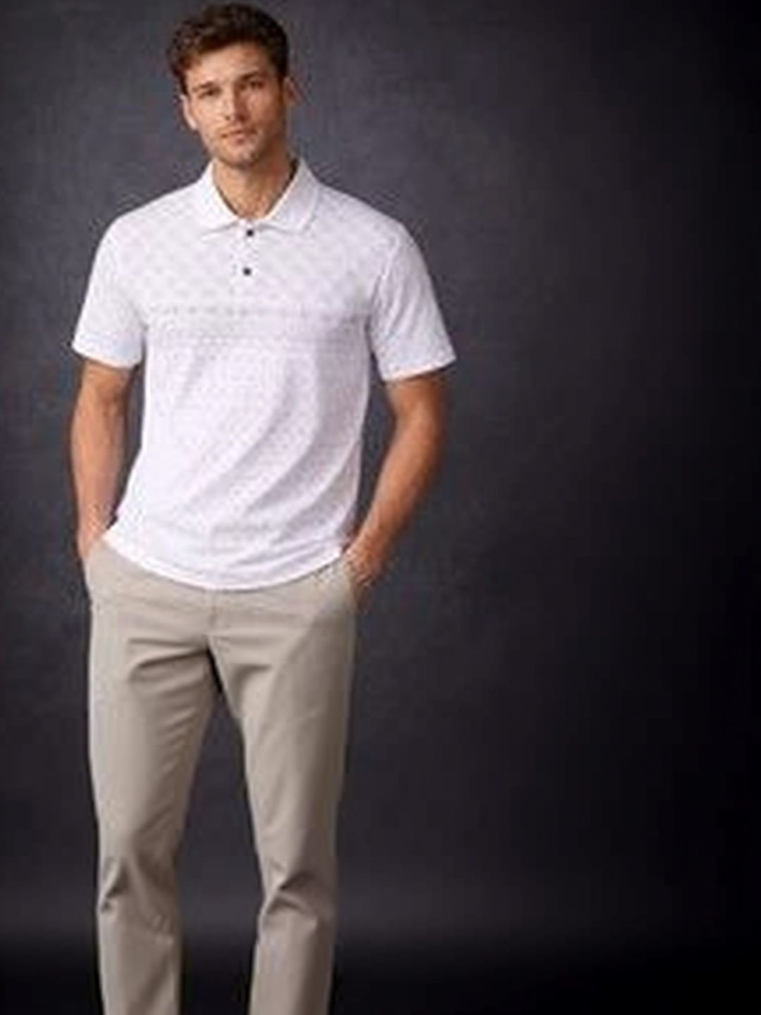 city fashions Men Printed Polo Collar T-shirt