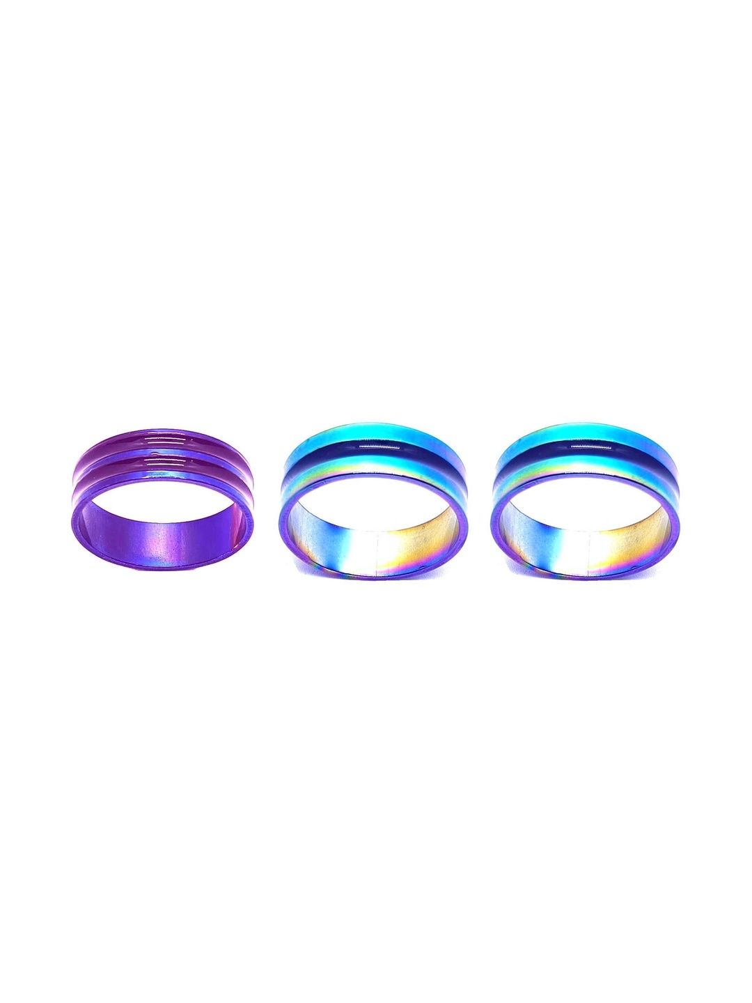 KINGSTYLE IMPEX Women Set of 3 Finger Ring
