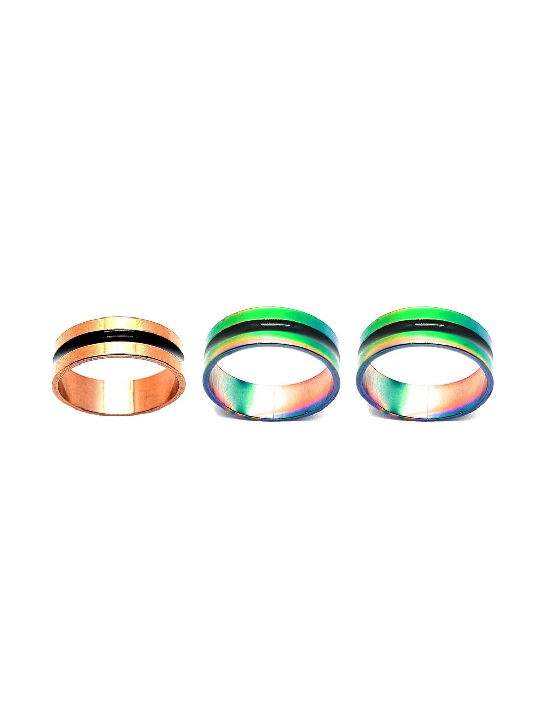 KINGSTYLE IMPEX Women Set of 3 Finger Ring
