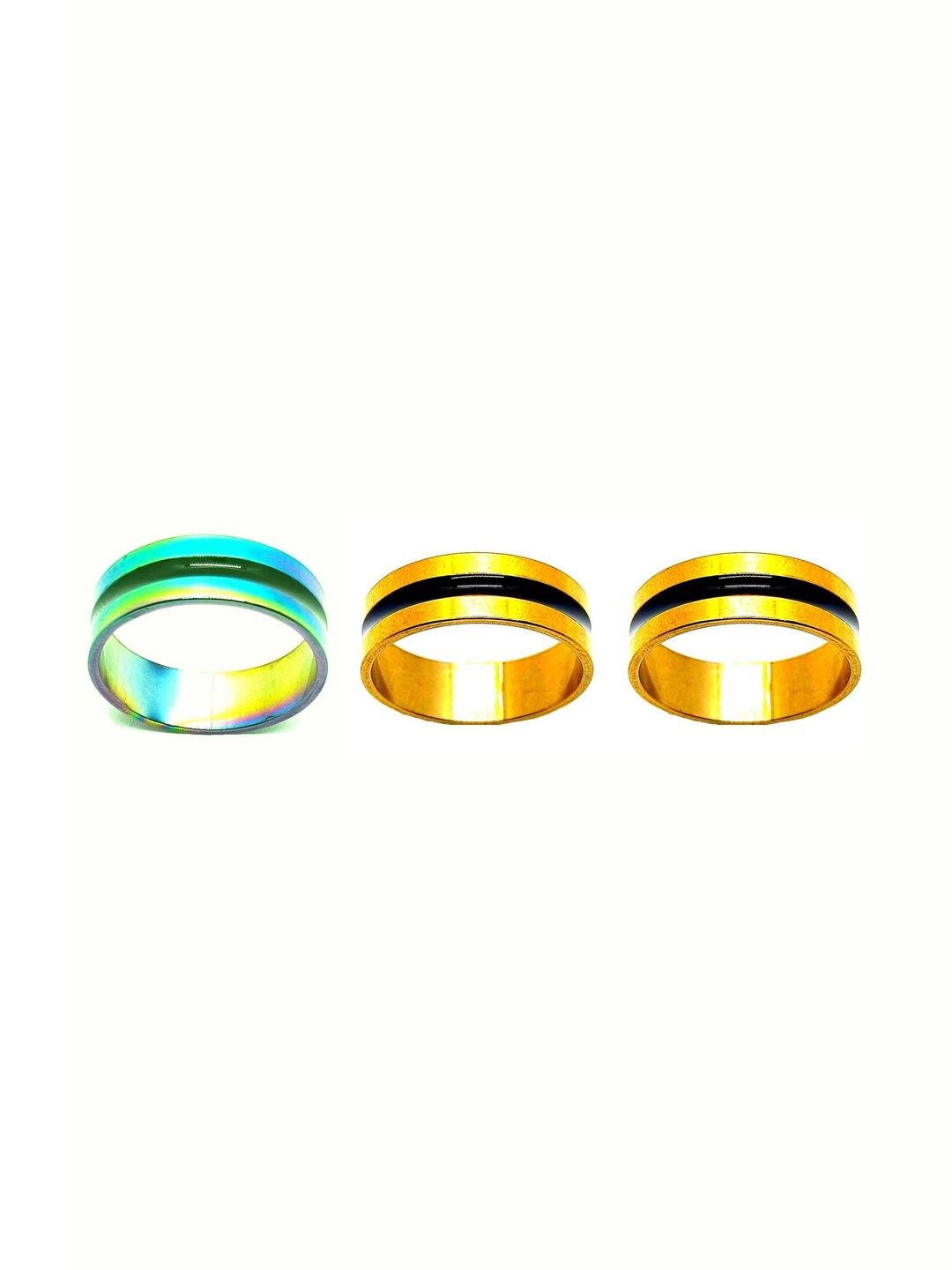 KINGSTYLE IMPEX Women Set of 3 Finger Ring