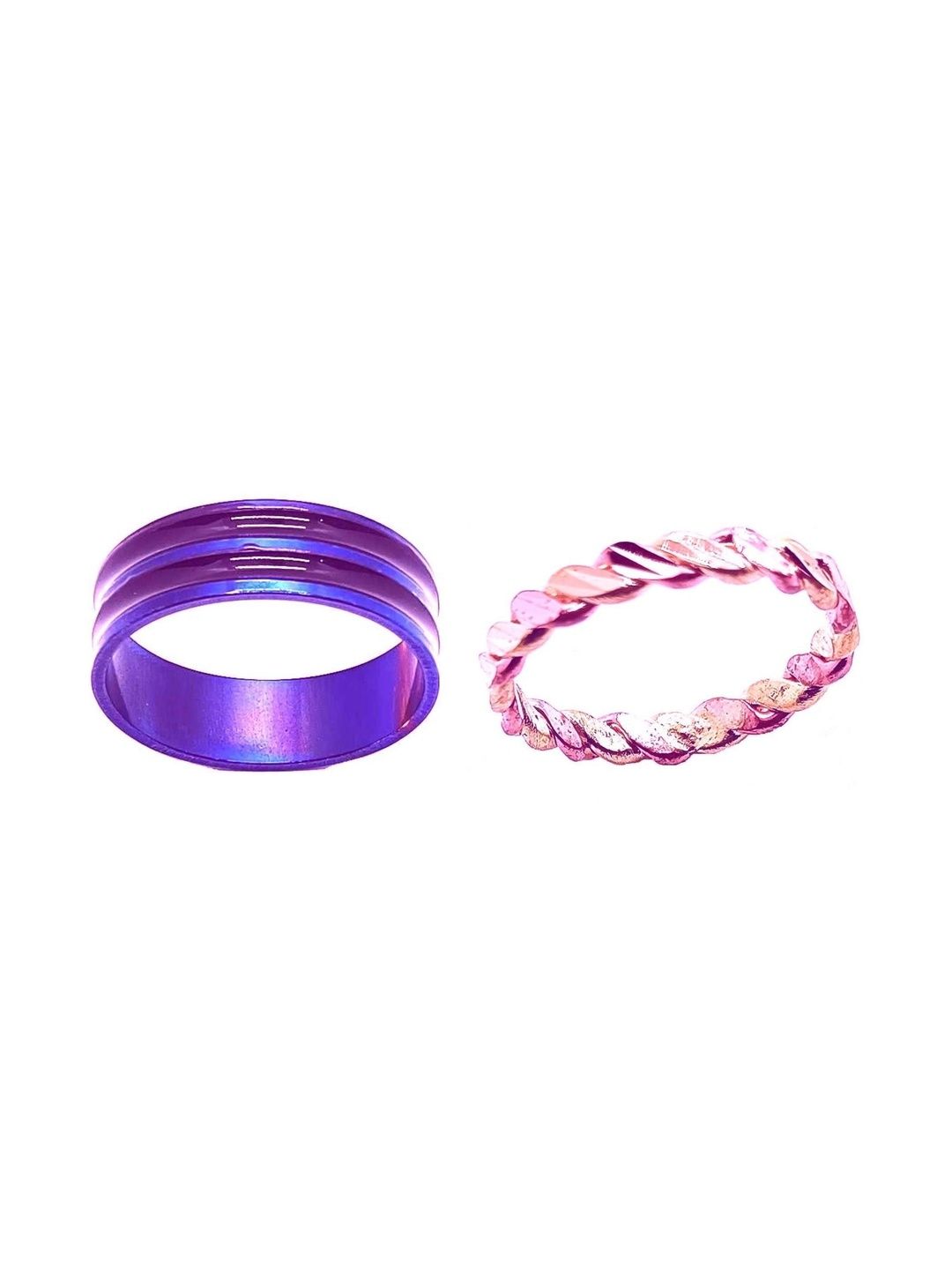 KINGSTYLE IMPEX Women Set of 2 Finger Ring