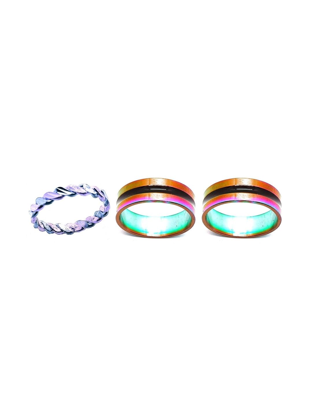 KINGSTYLE IMPEX Women Set of 3 Finger Ring