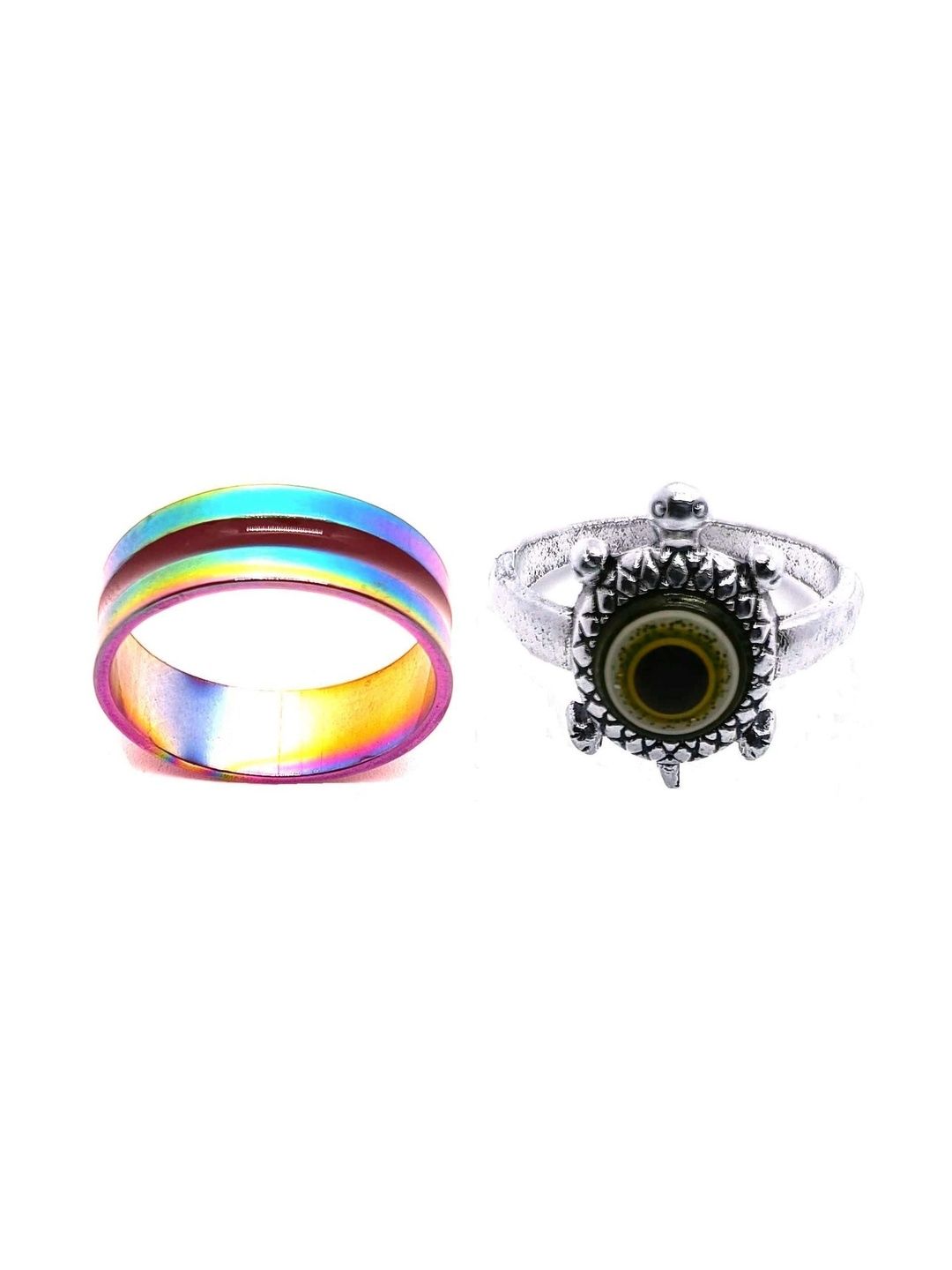 KINGSTYLE IMPEX Women Set of 2 Finger Ring
