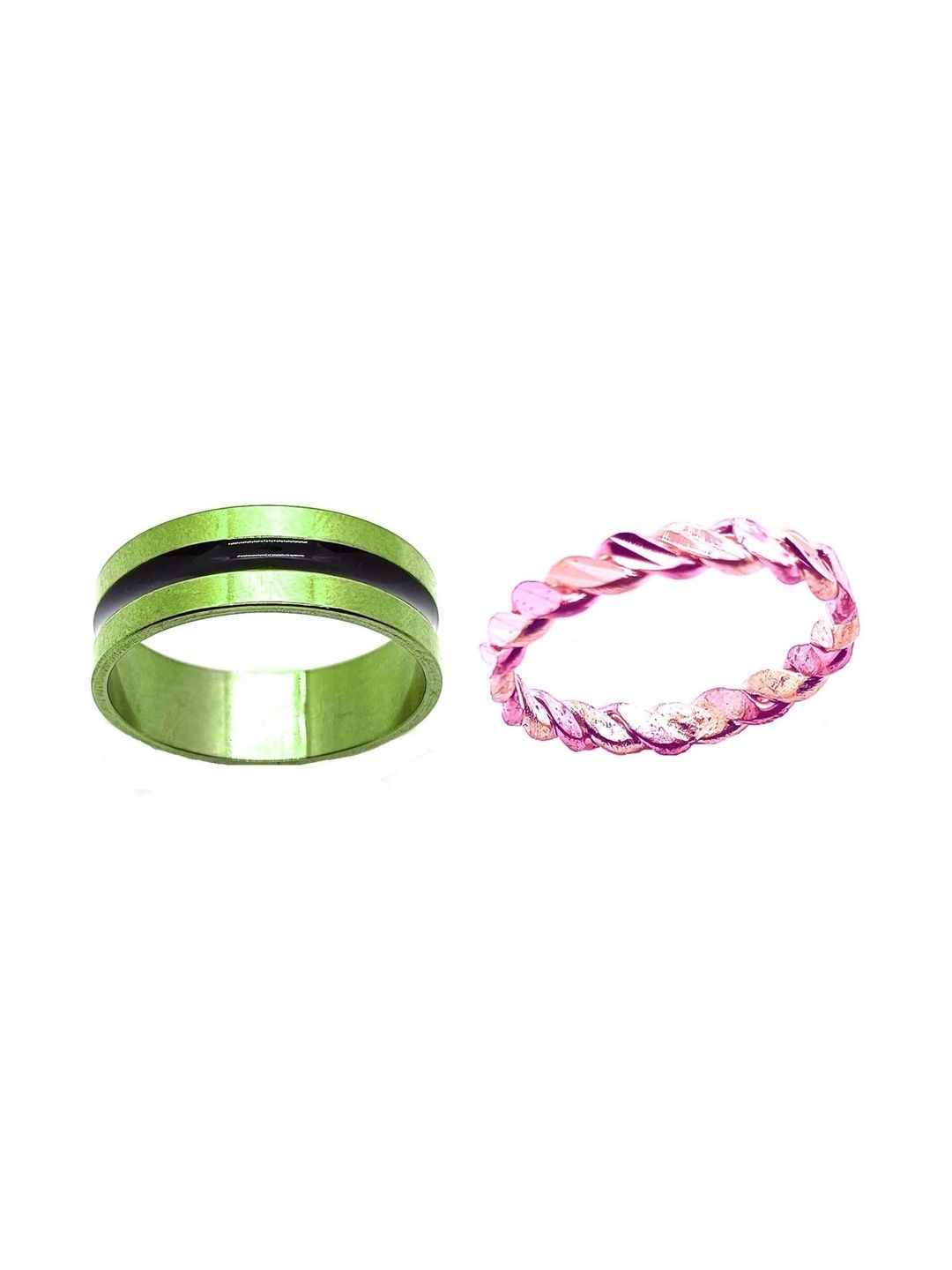 KINGSTYLE IMPEX Women Set of 2 Finger Ring
