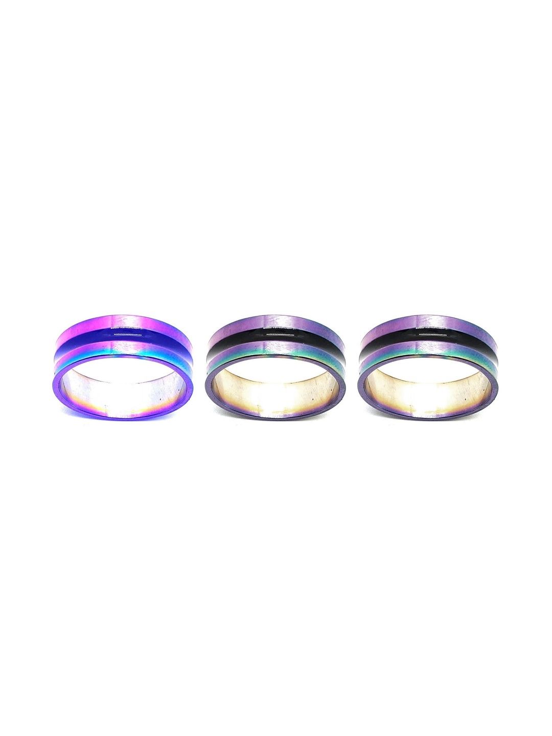 KINGSTYLE IMPEX Women Set of 3 Finger Ring