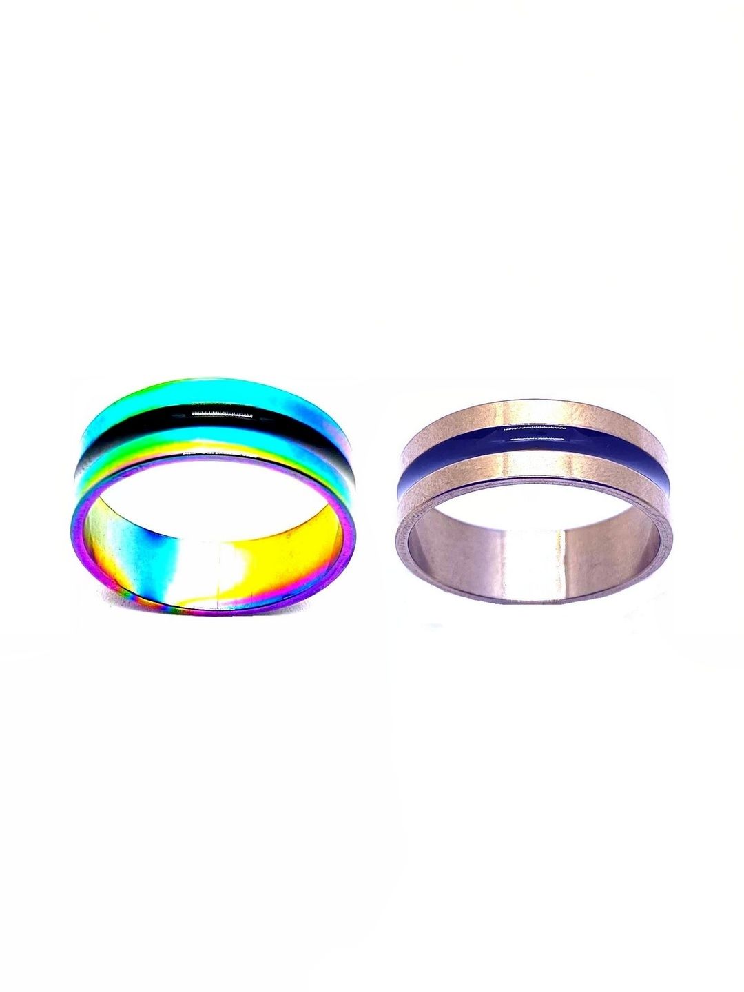 KINGSTYLE IMPEX Women Set of 2 Enamelled Finger Ring
