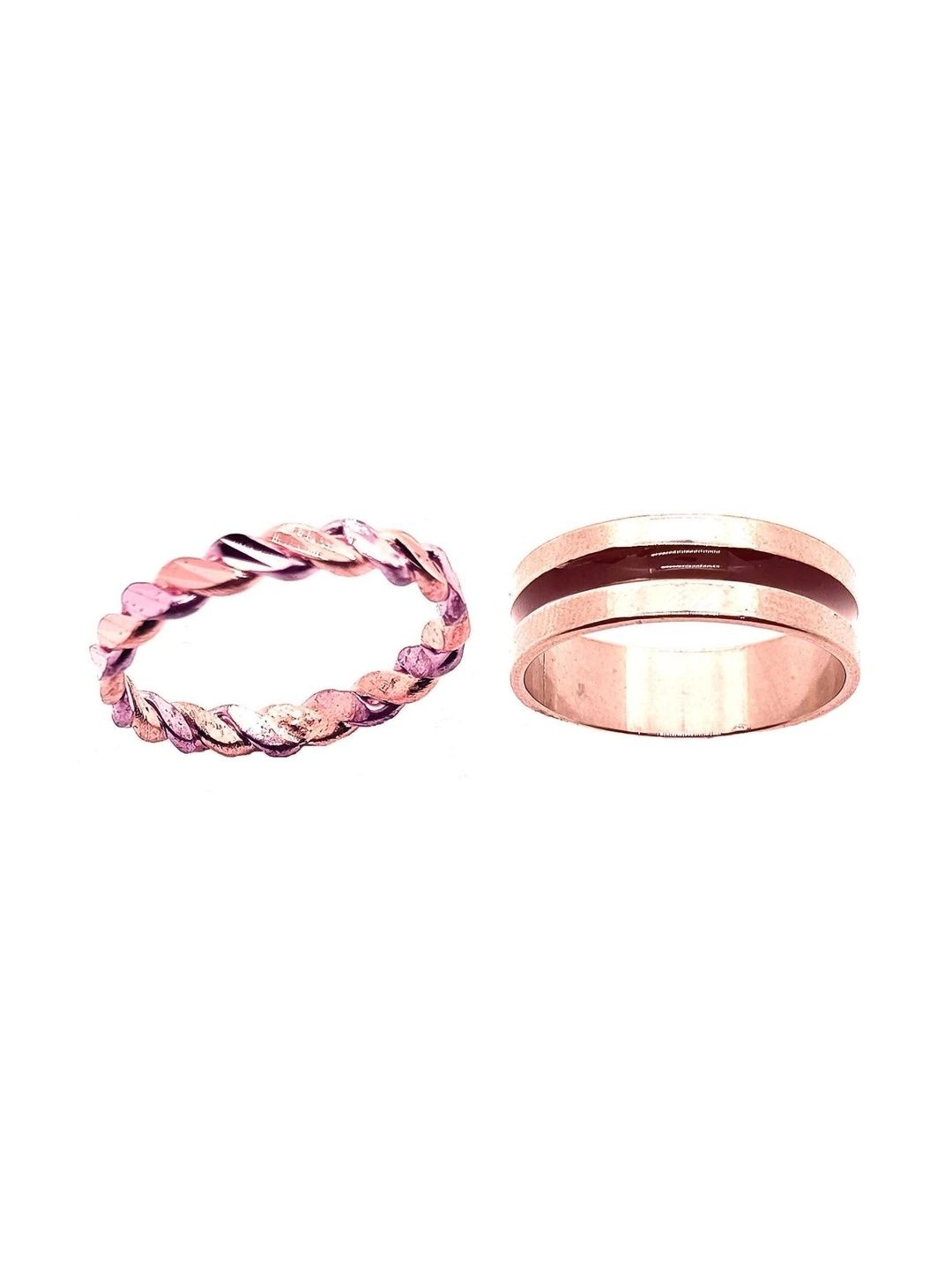 KINGSTYLE IMPEX Women Set of 2 Finger Ring
