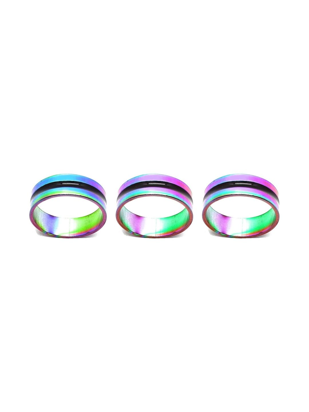KINGSTYLE IMPEX Women Set of 3 Finger Ring