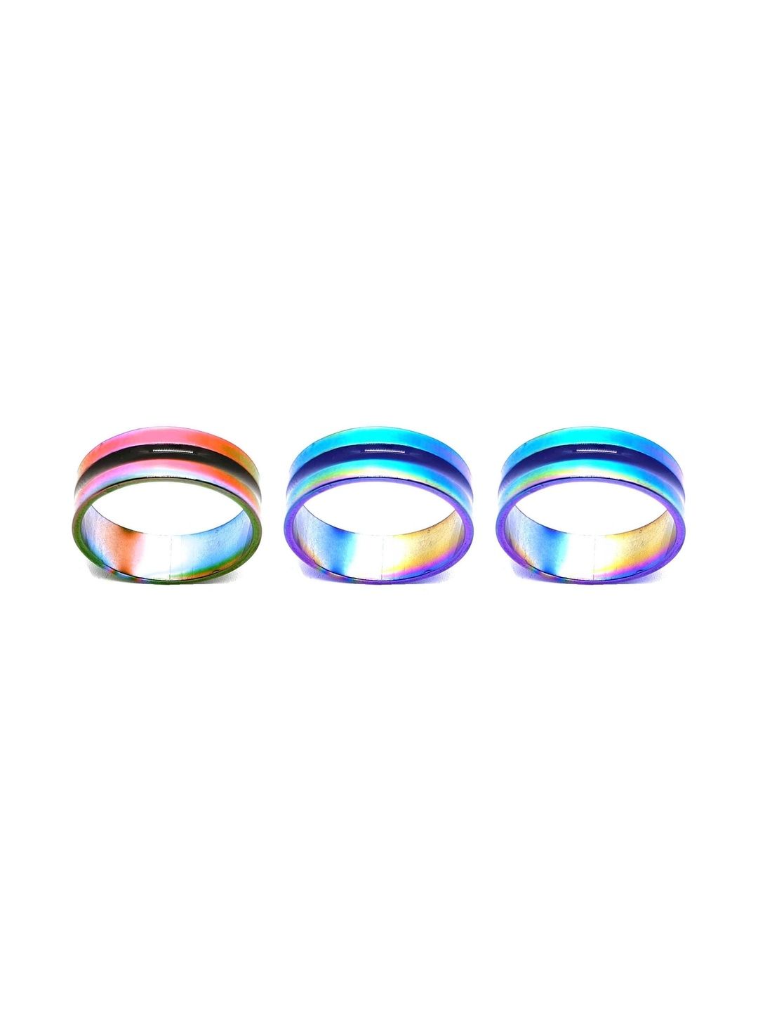 KINGSTYLE IMPEX Women Set of 3 Finger Ring