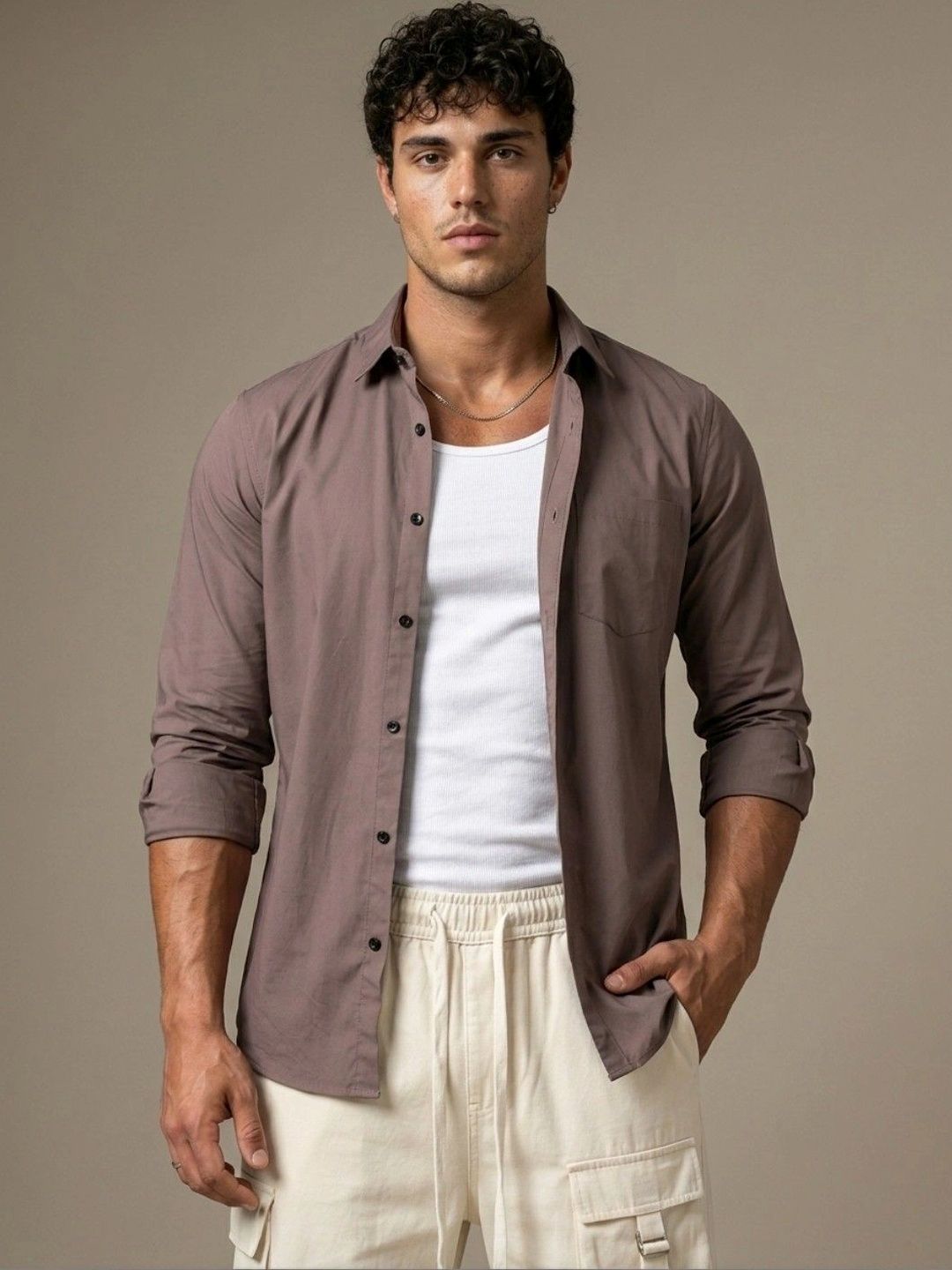 glitchez Men Classic Casual Shirt