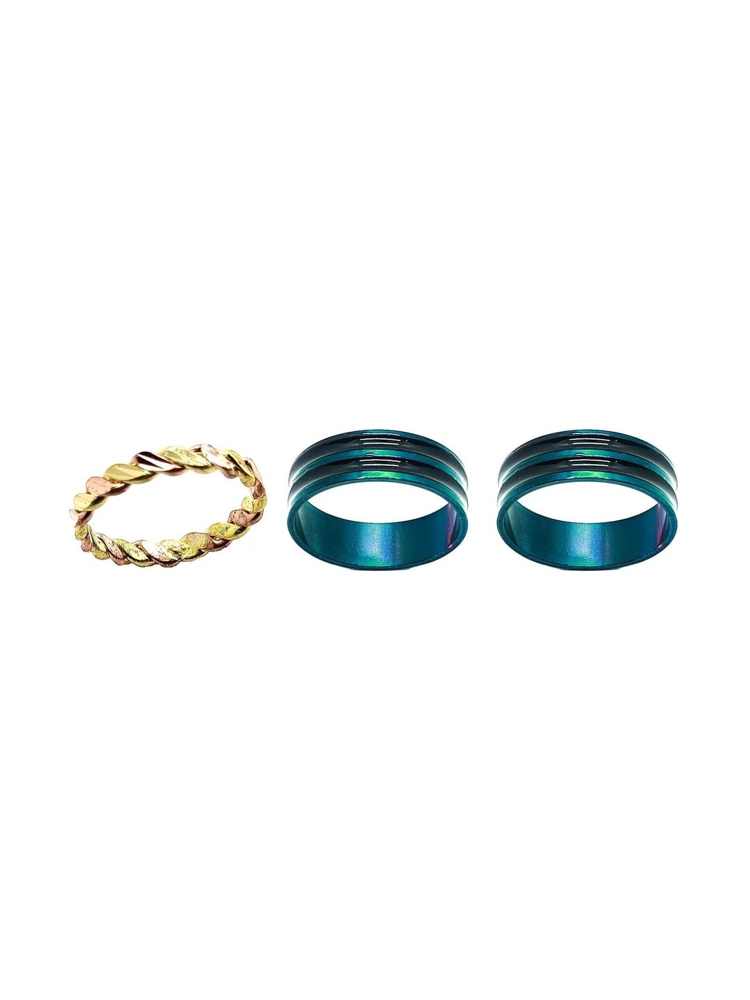 KINGSTYLE IMPEX Women Set of 3 Finger Ring