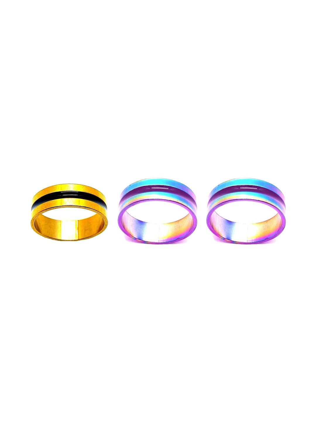 KINGSTYLE IMPEX Women Set of 3 Finger Ring