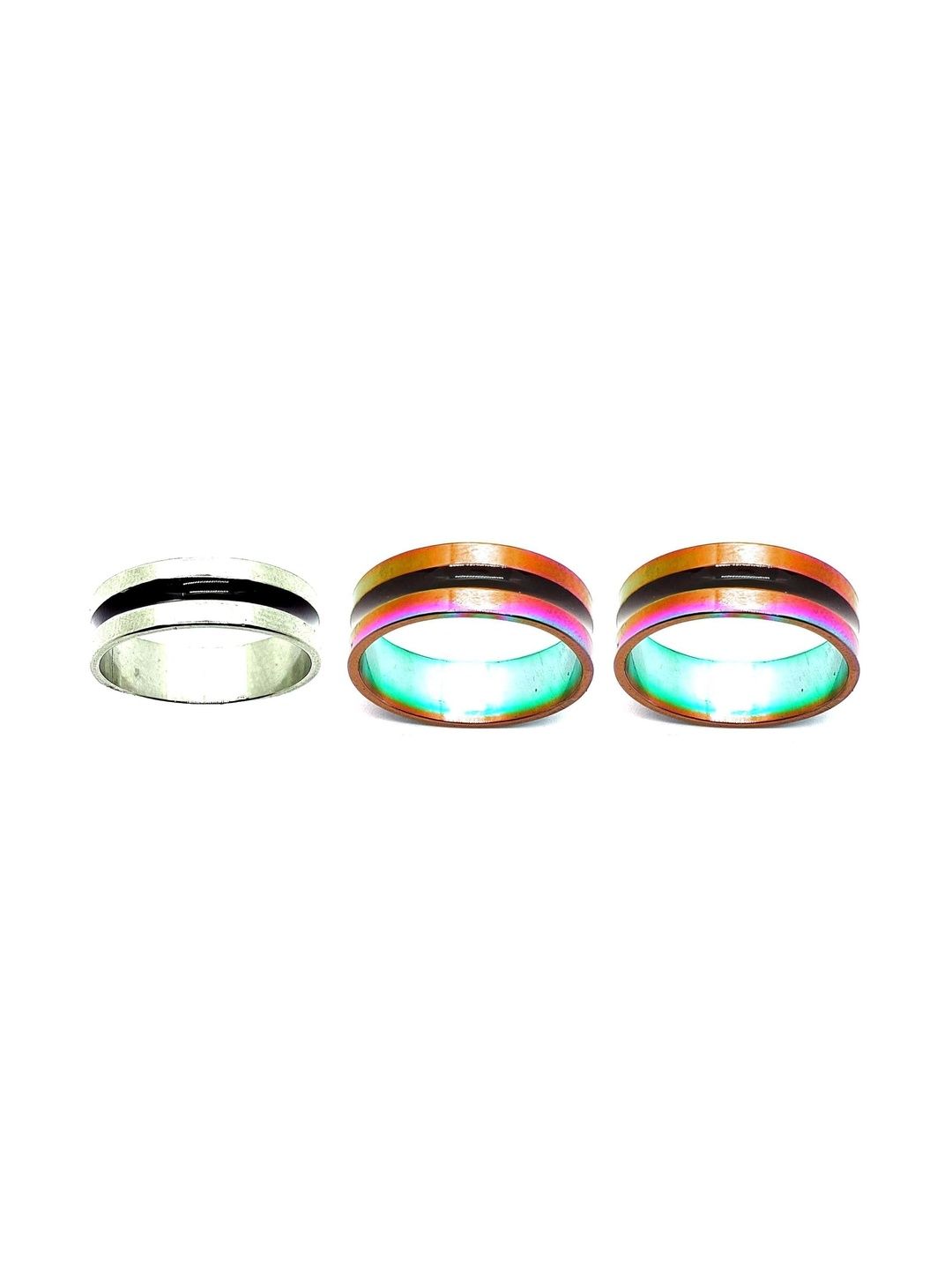 KINGSTYLE IMPEX Women Set of 3 Finger Ring