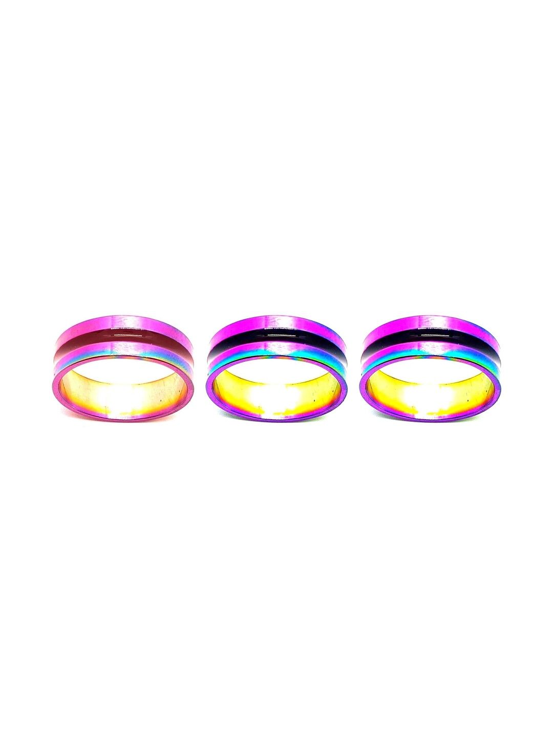 KINGSTYLE IMPEX Women Set of 3 Finger Ring