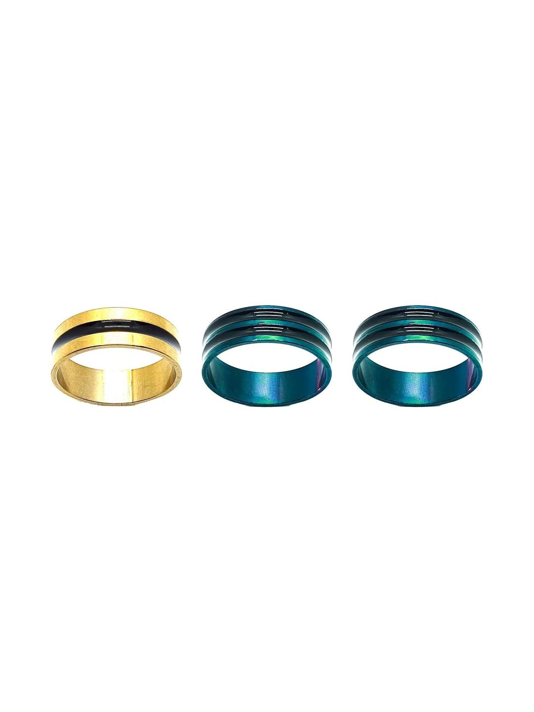 KINGSTYLE IMPEX Women Set of 3 Finger Ring