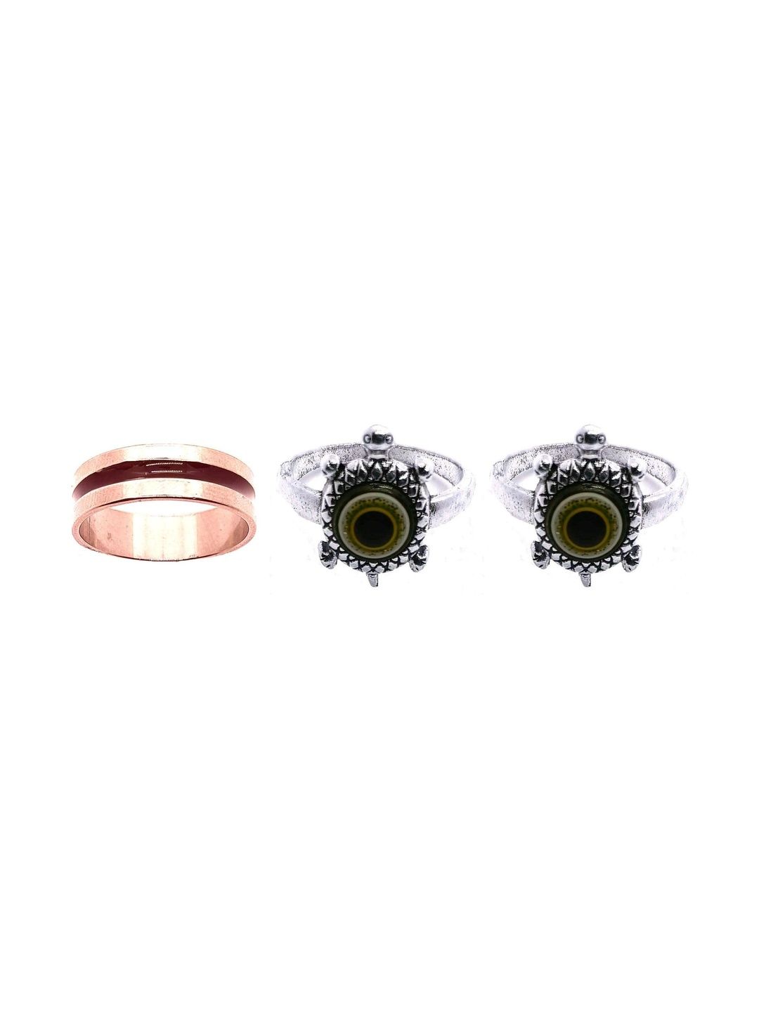 KINGSTYLE IMPEX Women Set of 3 Toe Ring