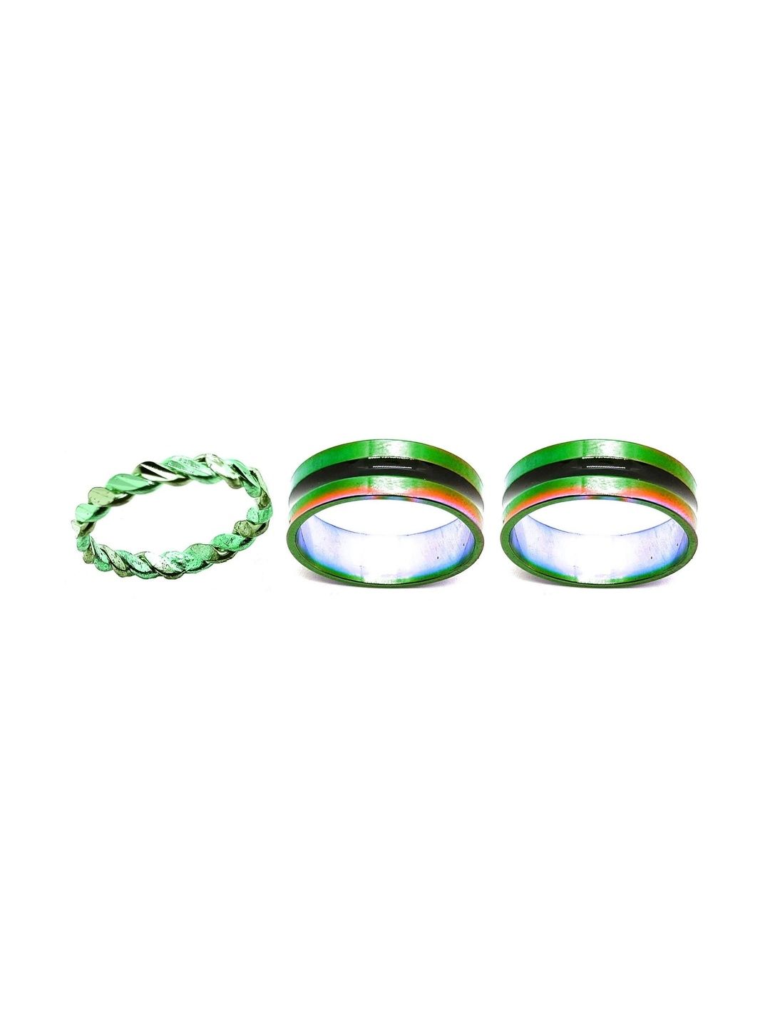 KINGSTYLE IMPEX Women Set of 3 Finger Ring