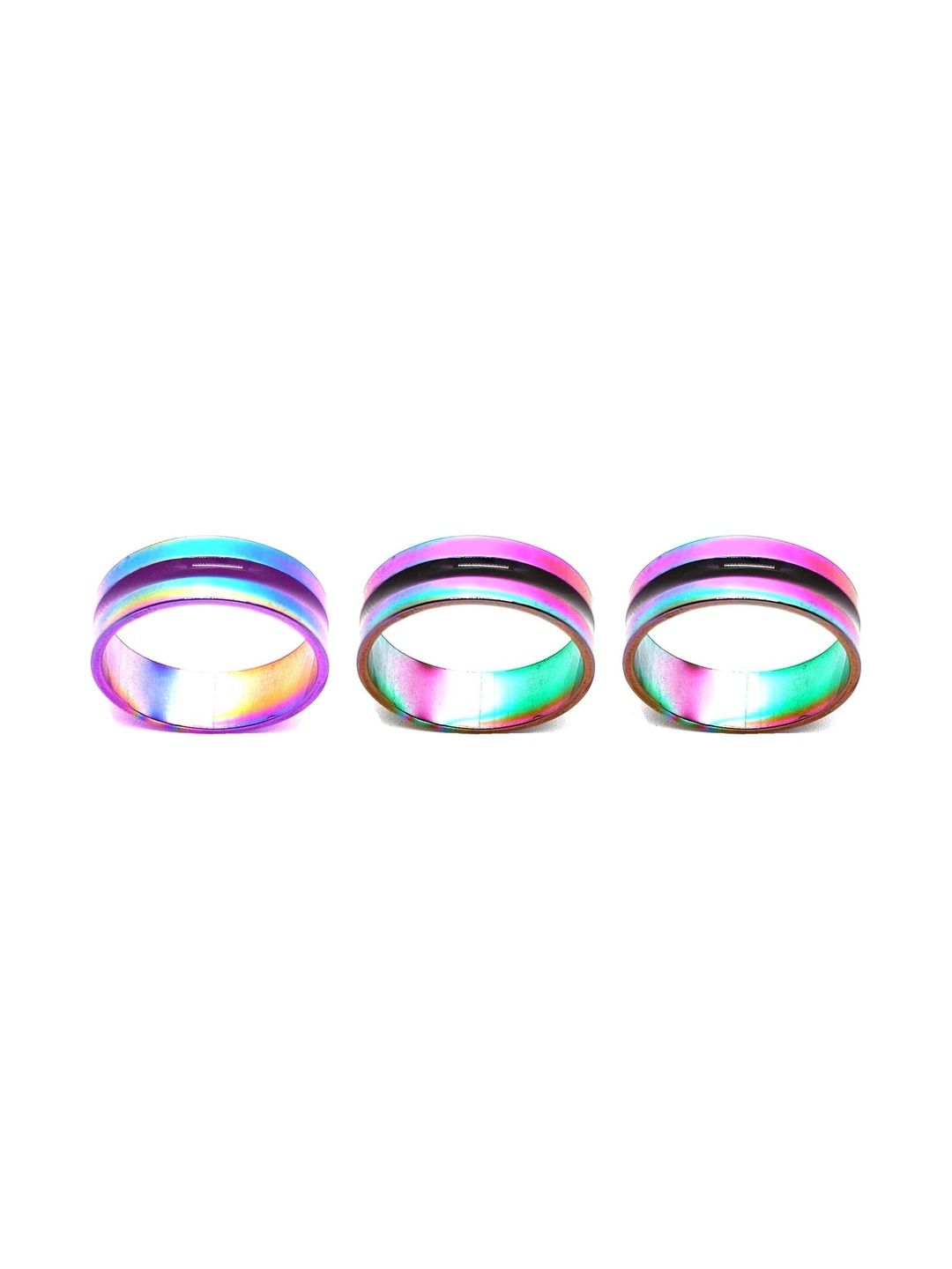 KINGSTYLE IMPEX Women Set of 3 Finger Ring