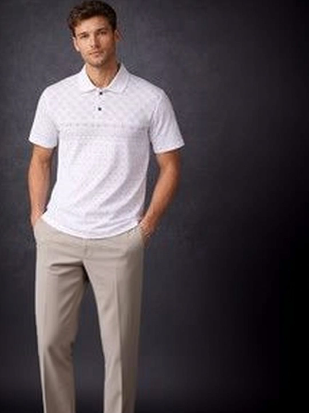 city fashions Men Printed Polo Collar T-shirt