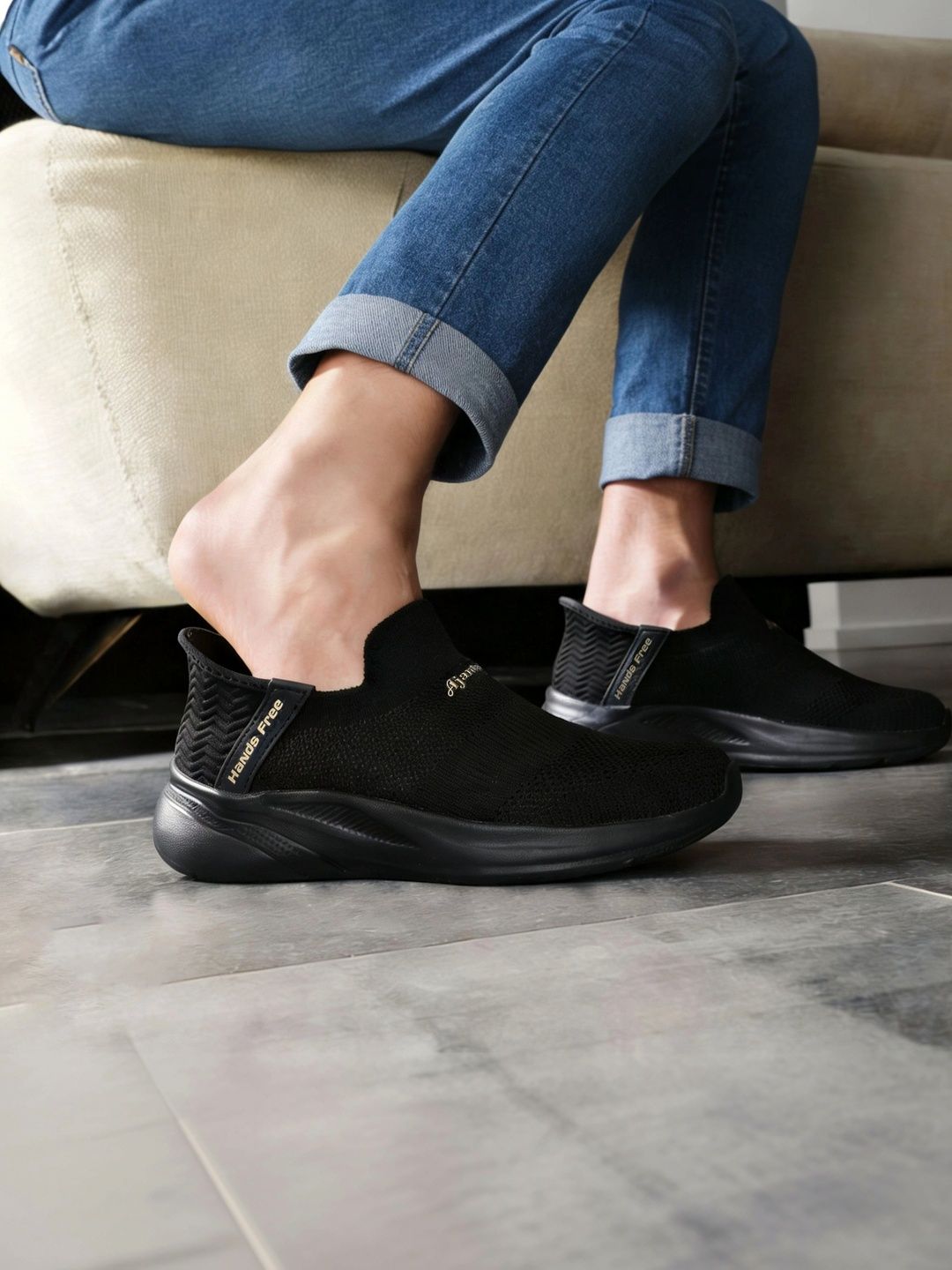 Ajanta SHOES Ajanta SHOES Men Textured Sneakers