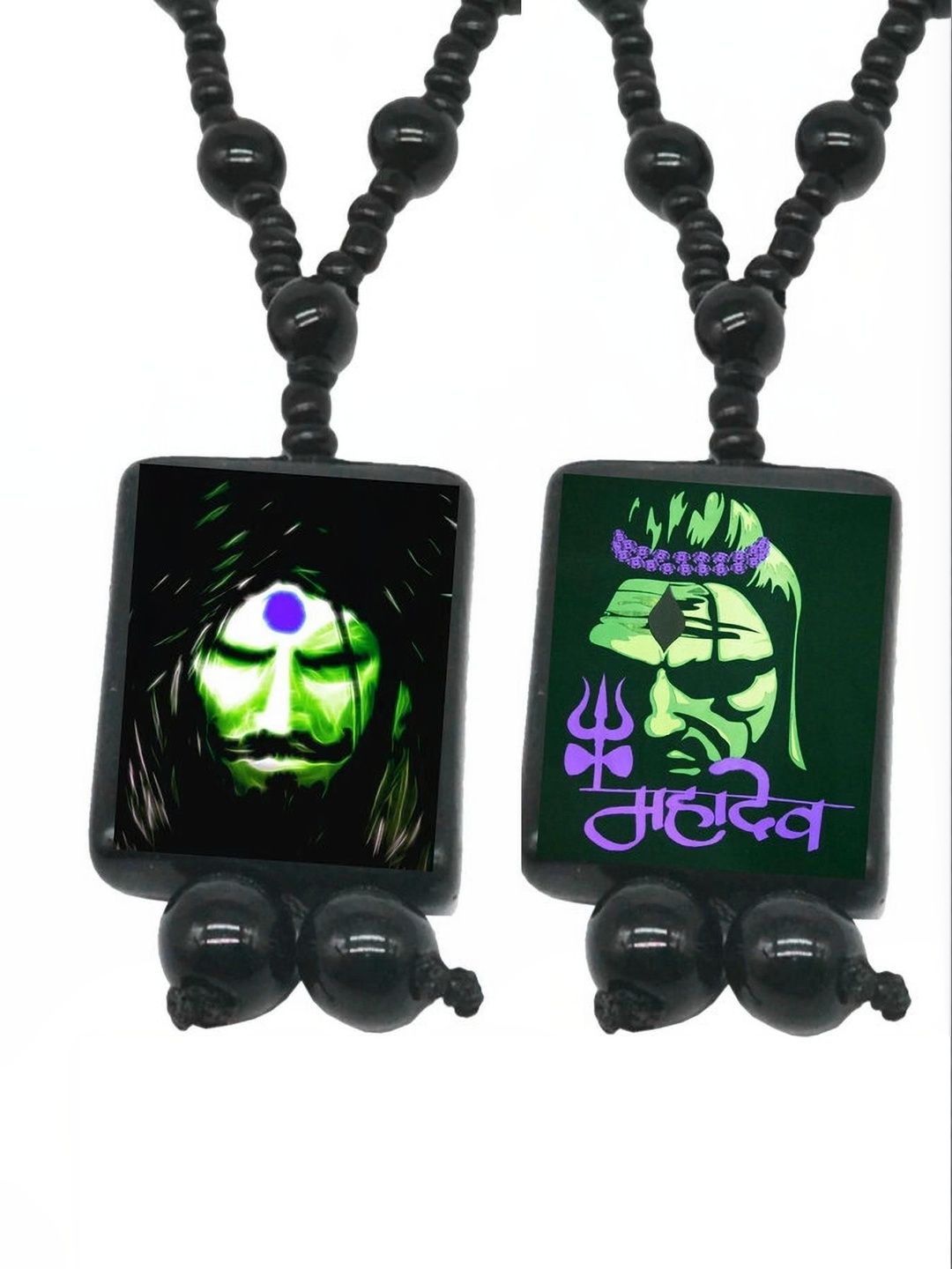 KINGSTYLE IMPEX Square Pendants with Chains
