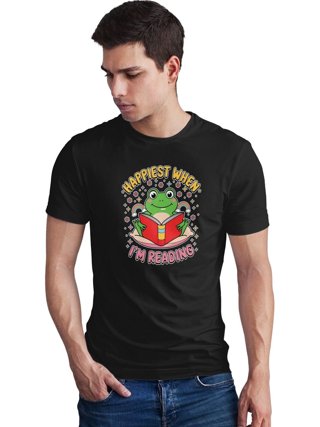 Seekbuylove Men Printed Bio Finish T-shirt