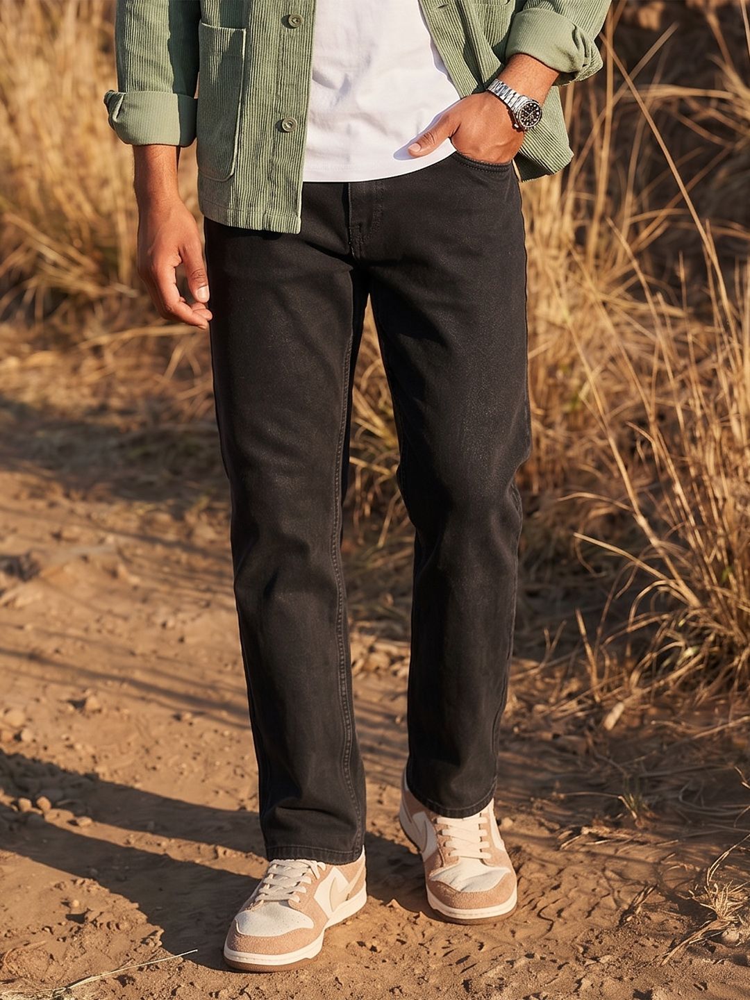 The Roadster Life Co. Men Relaxed Fit Stretchable Jeans