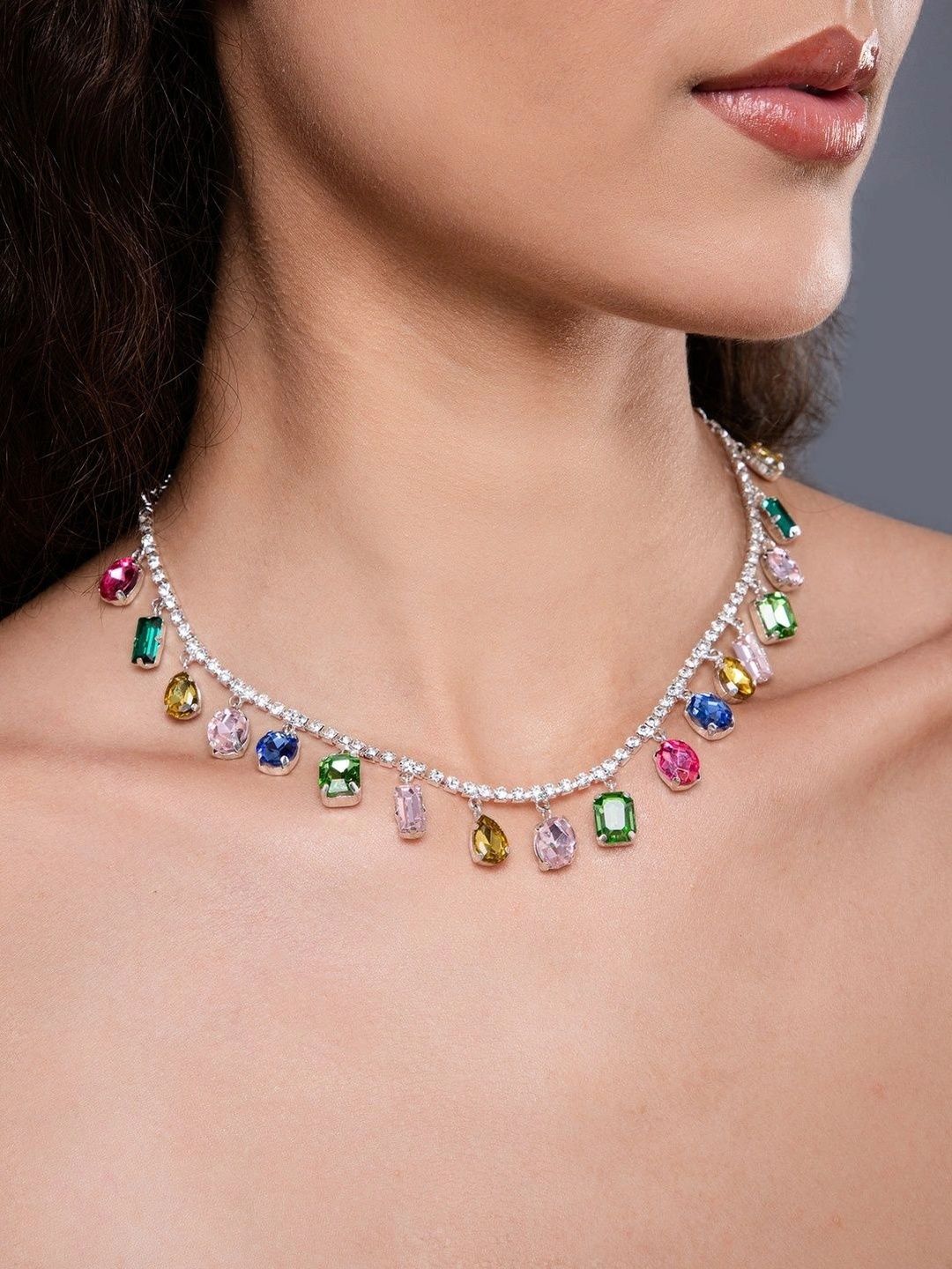 Sundara Multi Stone Chain SALTY Stainless Steel Sundara Multi Stone Chain