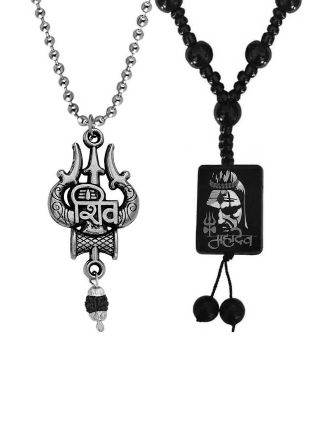 KINGSTYLE IMPEX Geometric Pendants with Chains