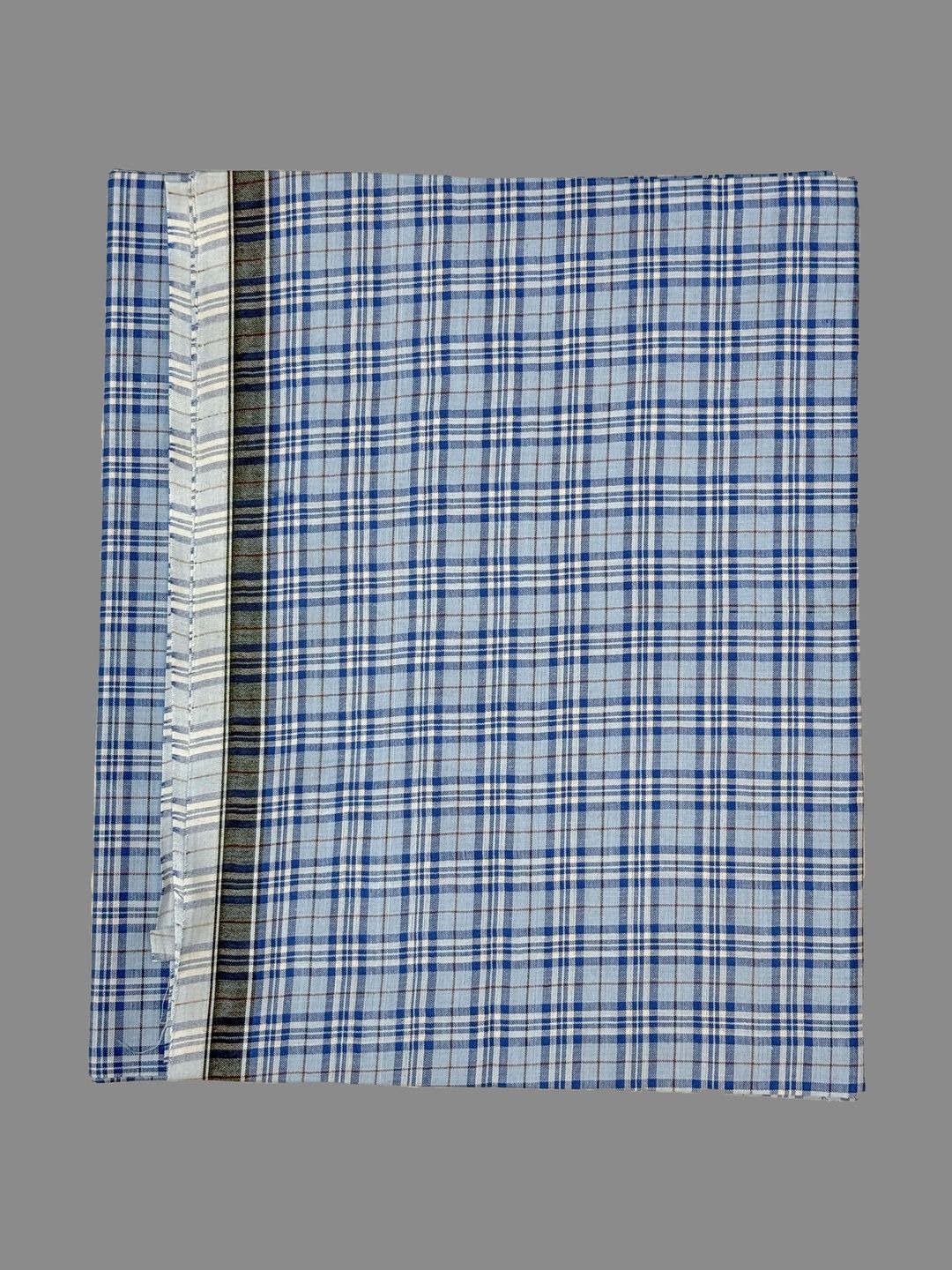 AKESHAVAM Men Checked Cotton Dhoti Dhotis