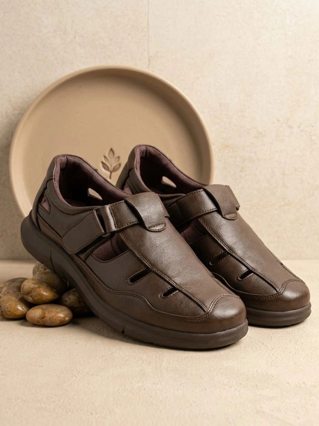 House of Pataudi Men Shoe-Style Sandals