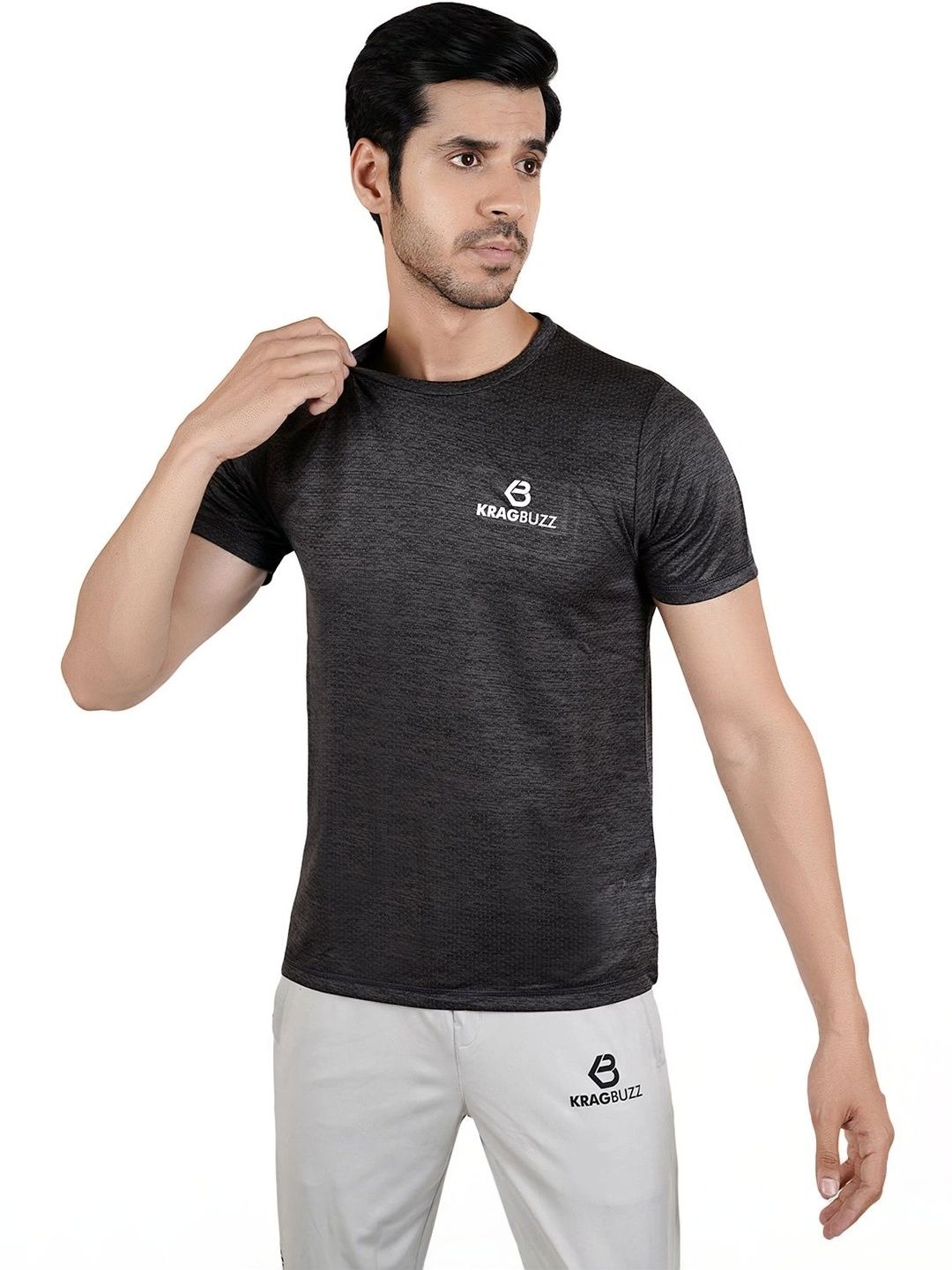 KRAGBUZZ Men Brand Logo T-shirt