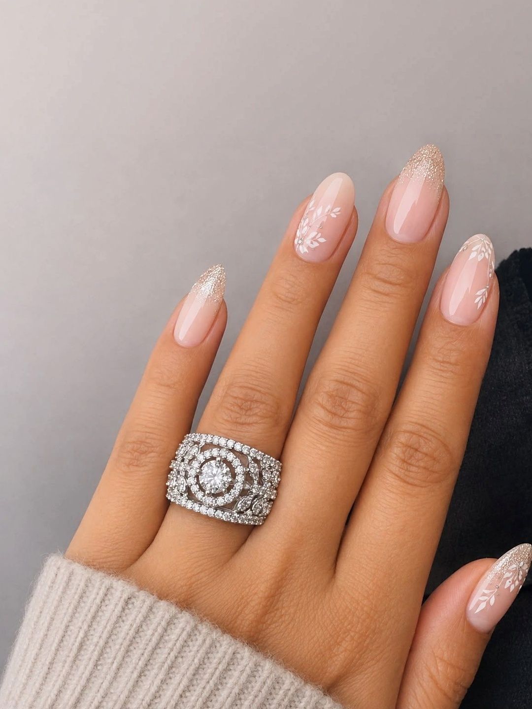Gifto shifto Women Silver Plated Cubic Zirconia Finger Ring