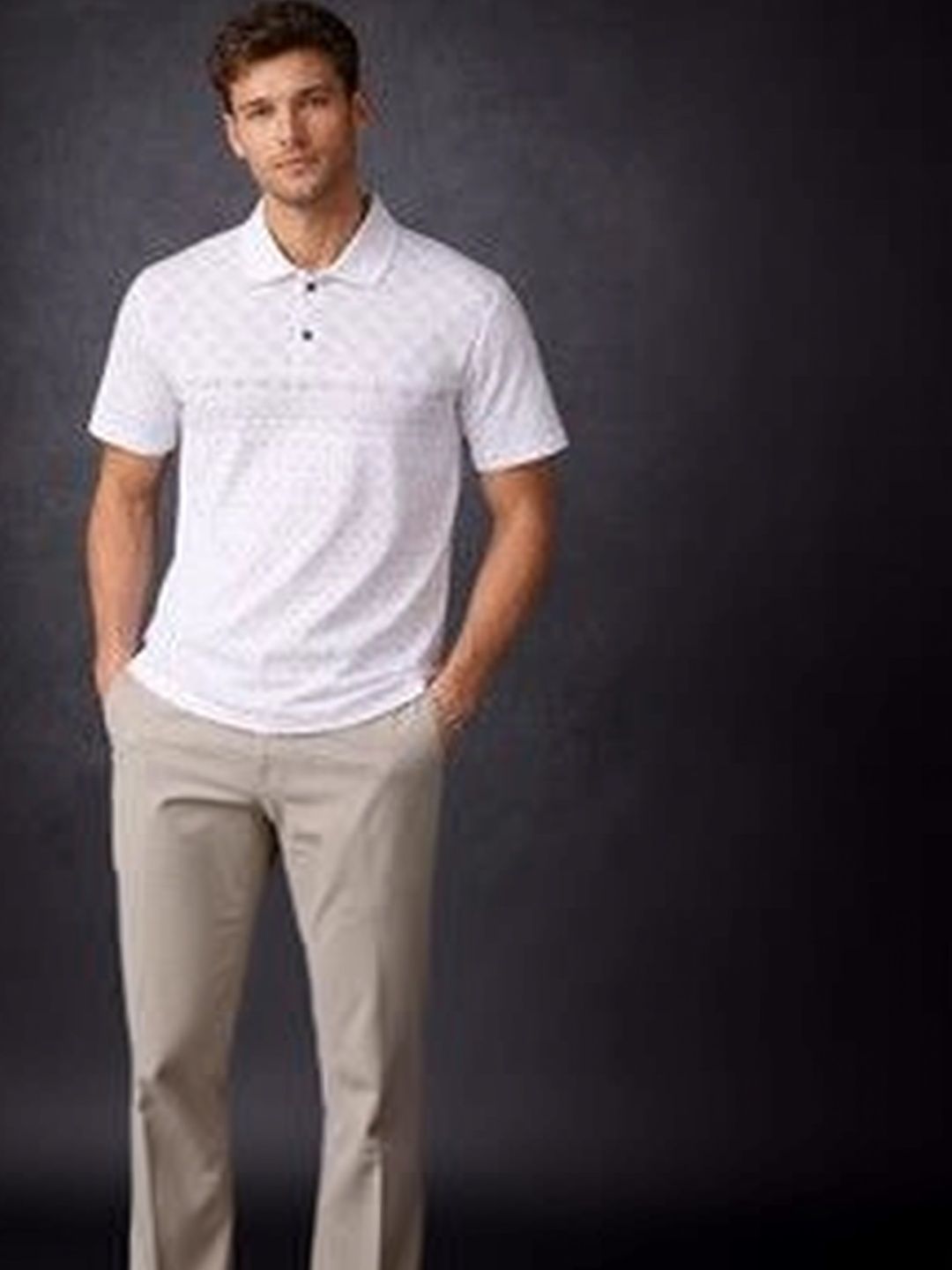 city fashions Men Printed Polo Collar T-shirt
