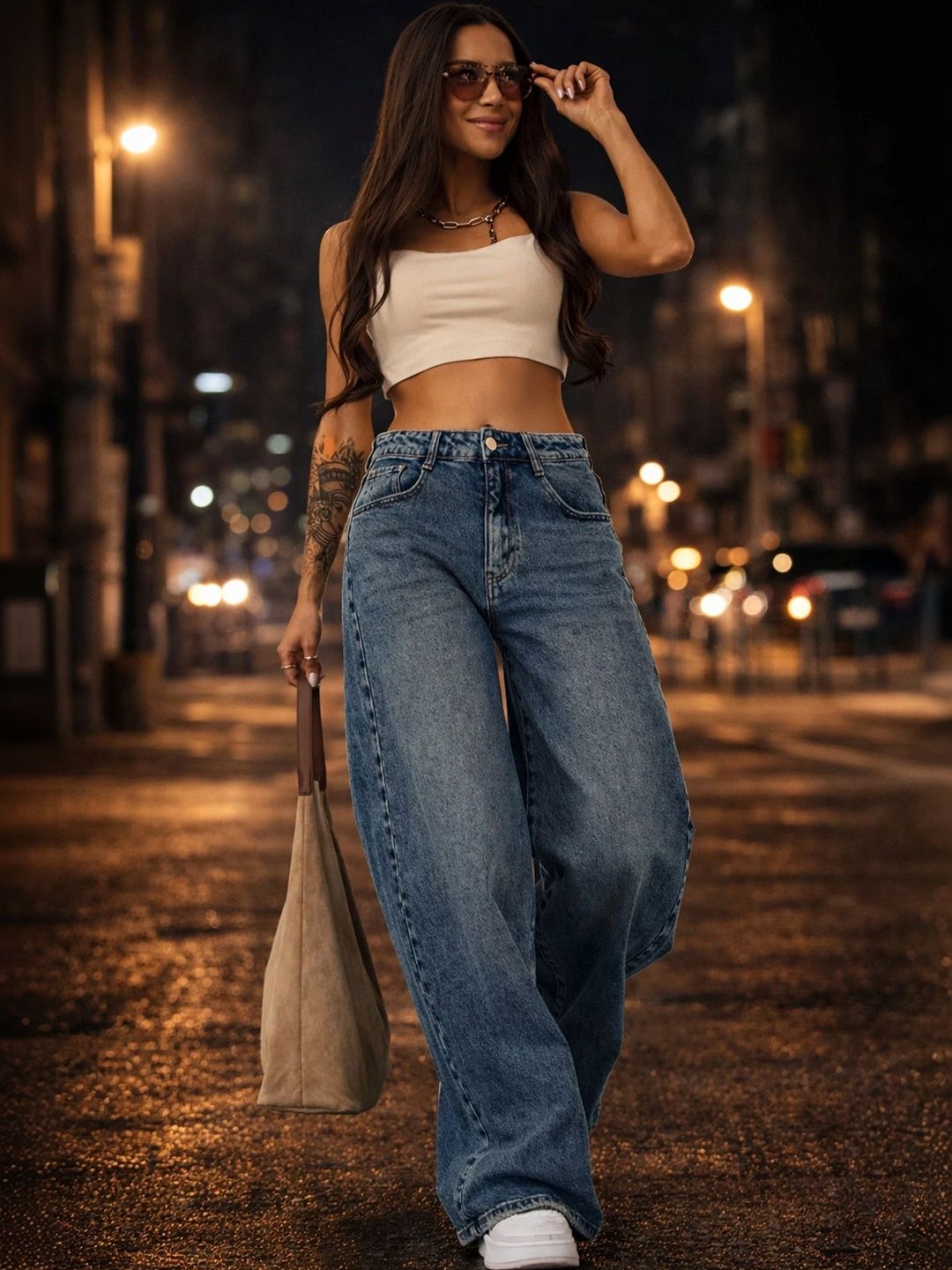 Kotty Women Regular Fit High-Rise Stretchable Jeans