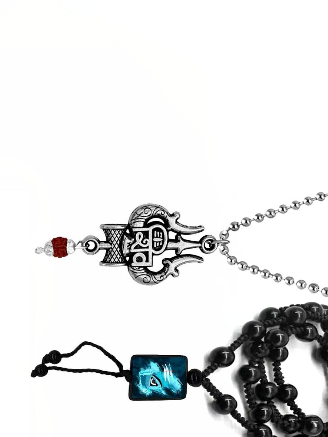 KINGSTYLE IMPEX Geometric Pendants with Chains